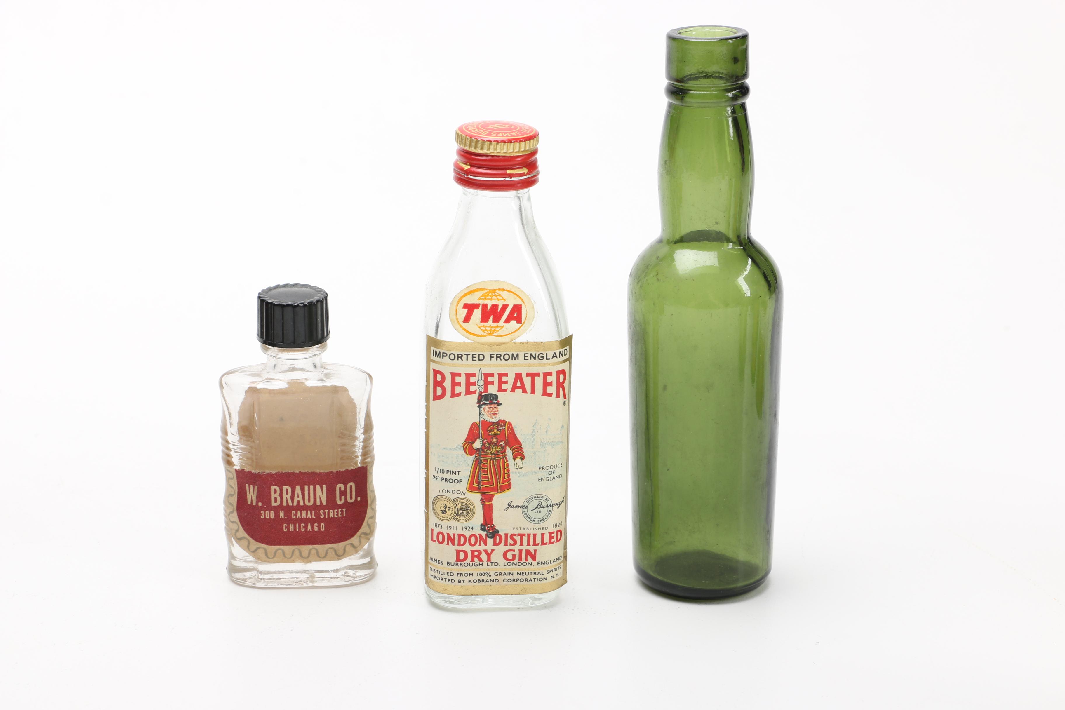 Vintage Miniature Liquor Bottles