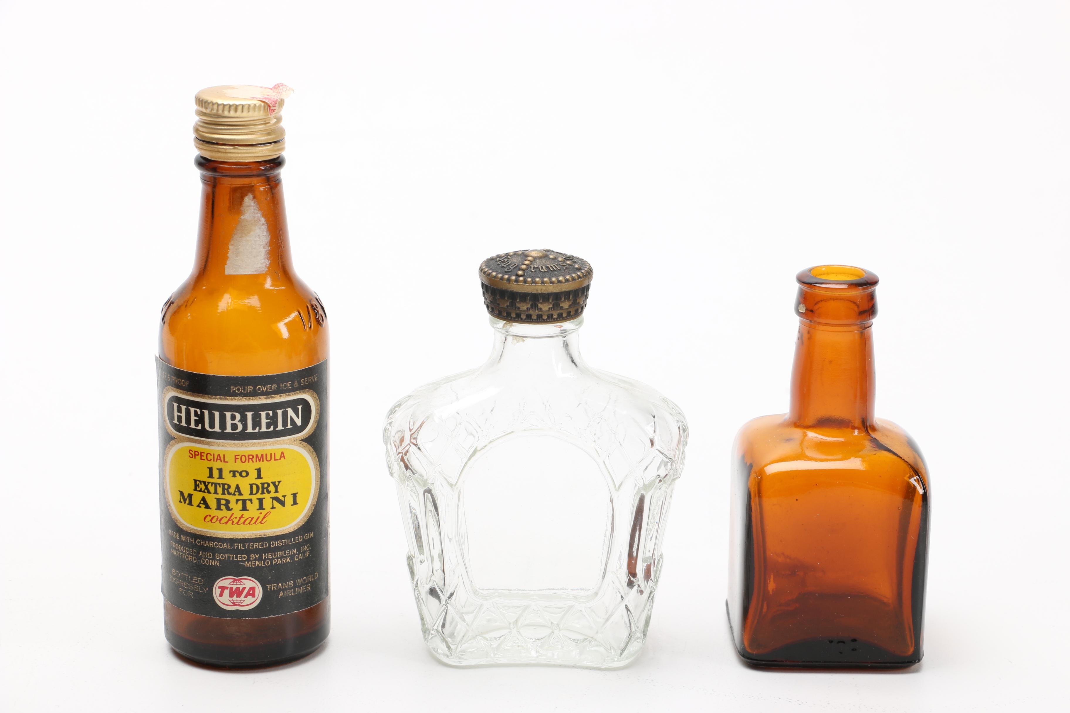 Vintage Miniature Liquor Bottles
