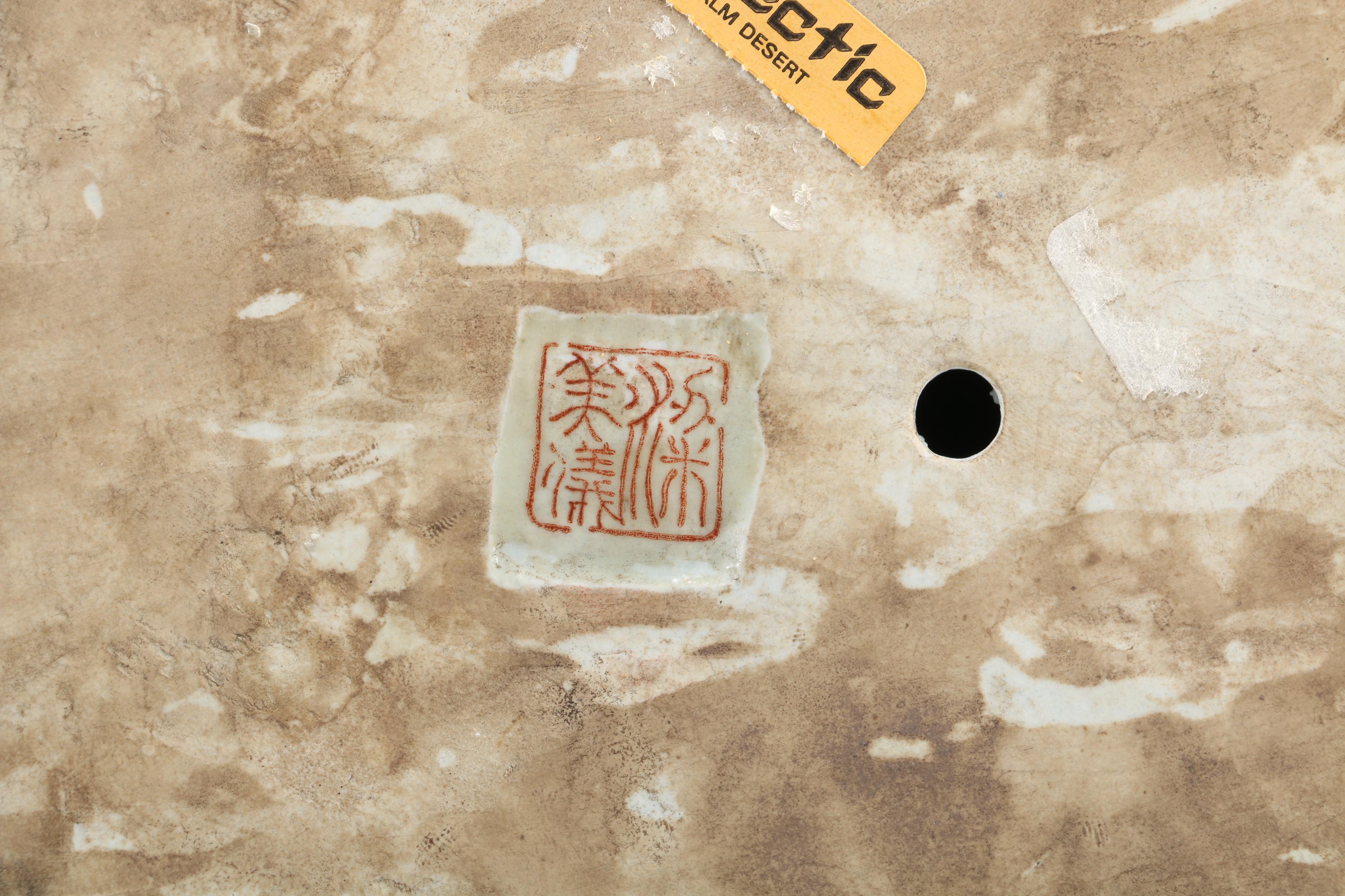 Chinese Hand-Painted Ceramic Duck