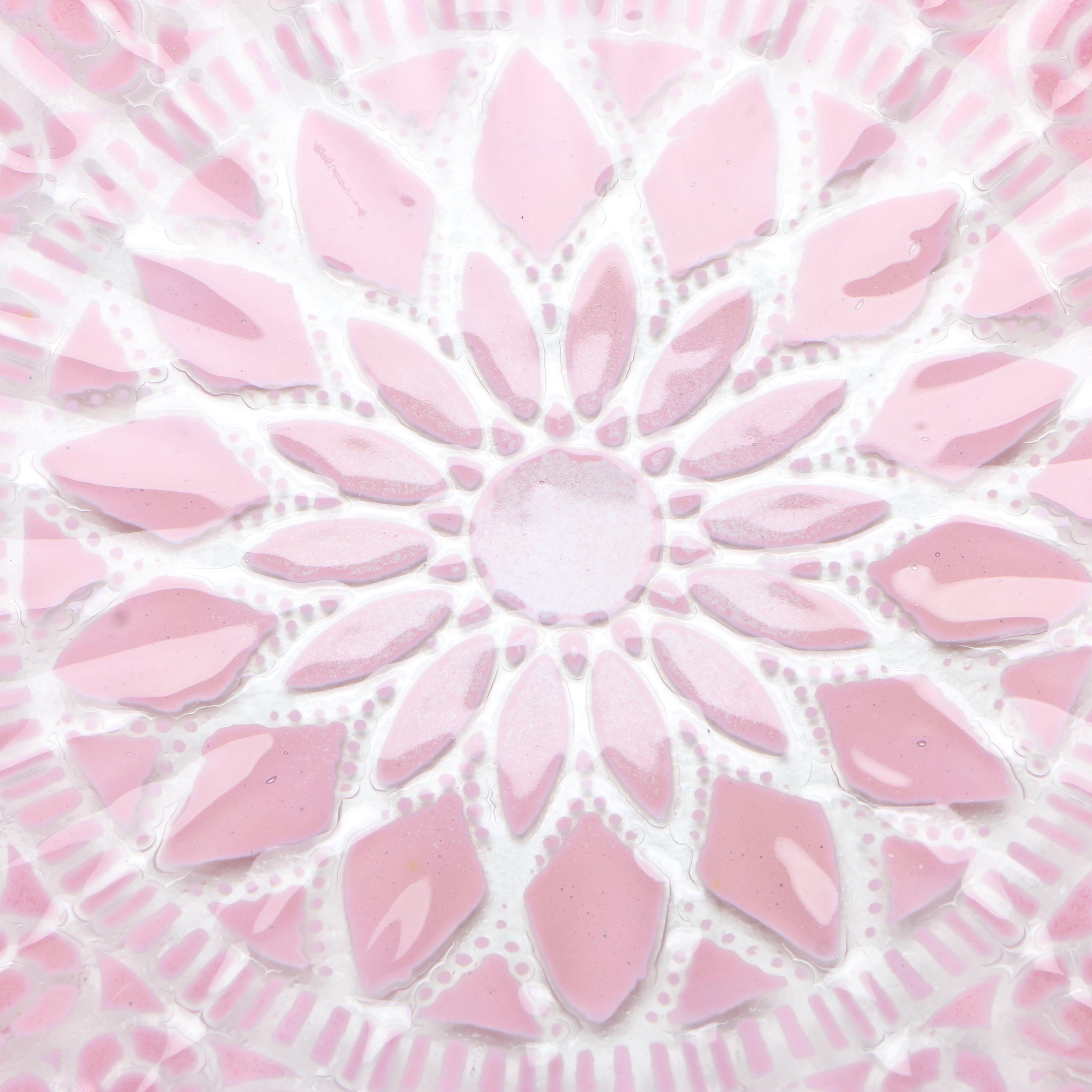 Sydenstricker Pink Fused Glass Plate