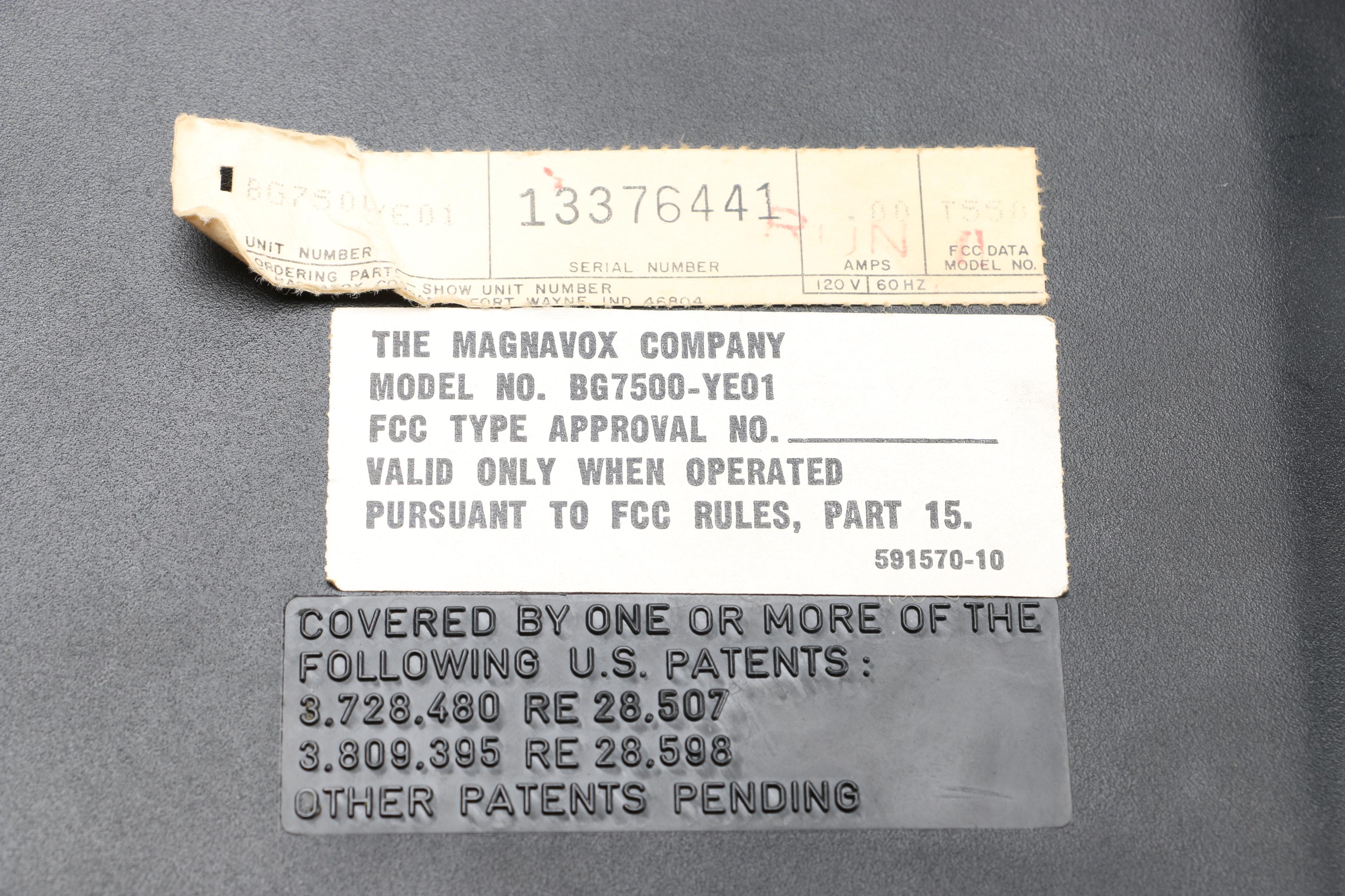 1976 Magnavox Odyssey 300 Video Game Console