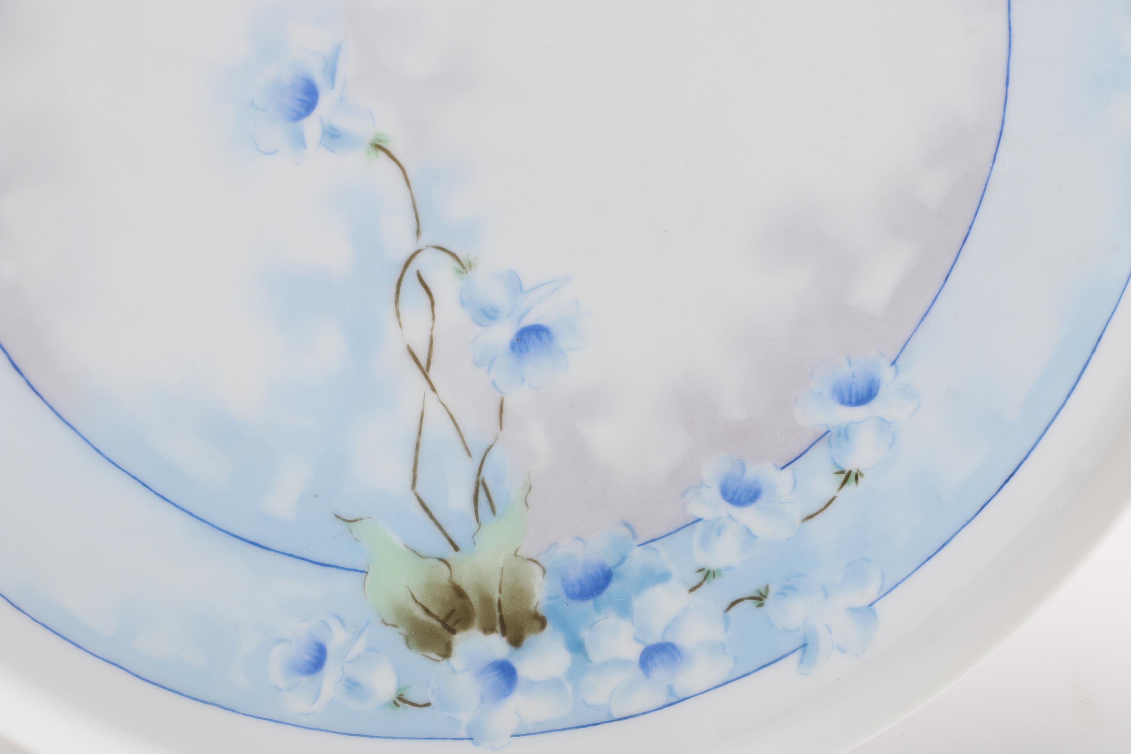 Signed Emily Benson Austrian Porcelain Tea Set