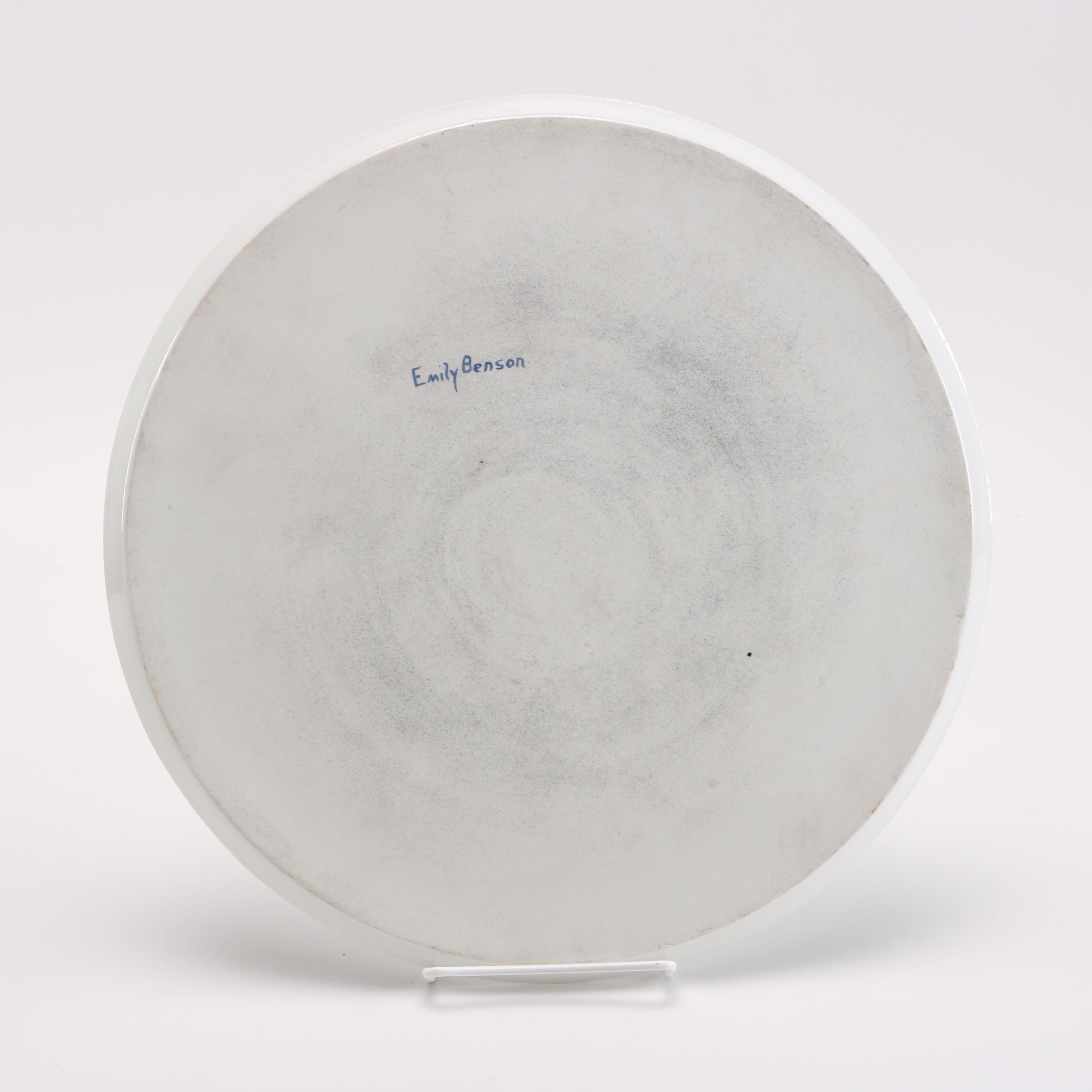 Signed Emily Benson Austrian Porcelain Tea Set