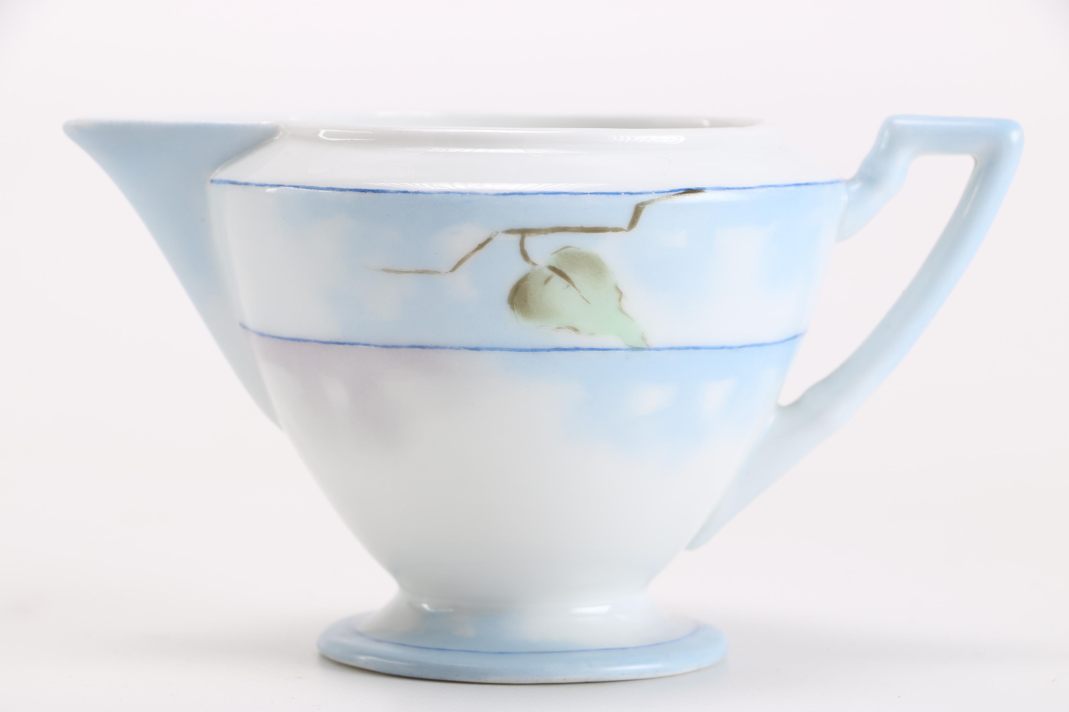 Signed Emily Benson Austrian Porcelain Tea Set