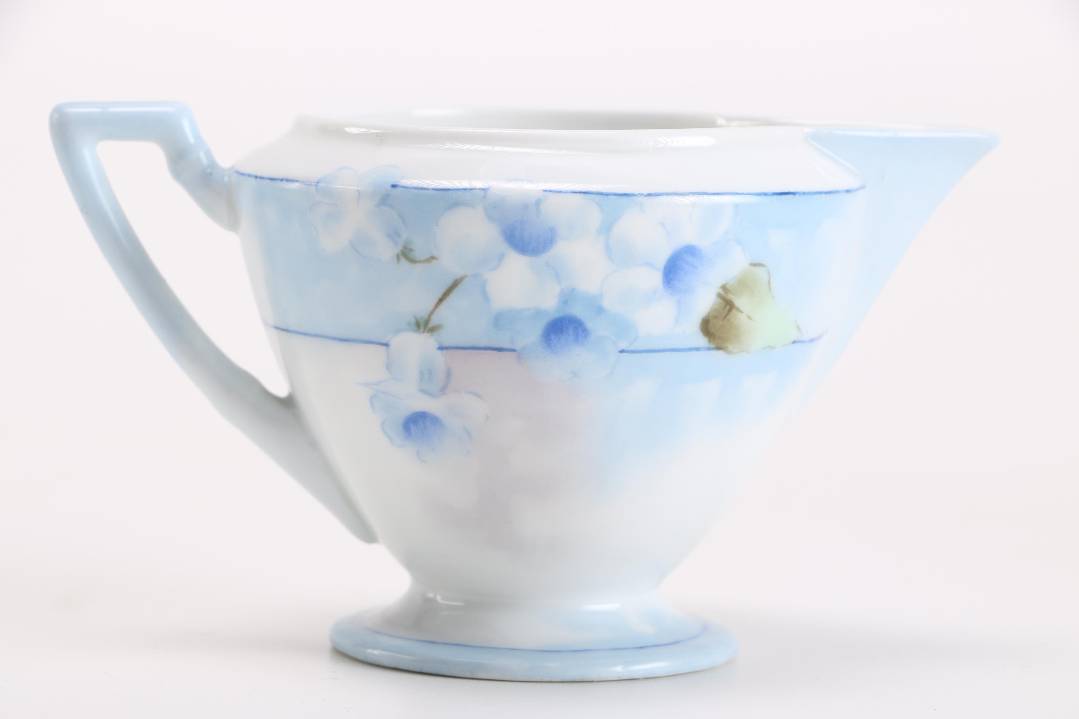 Signed Emily Benson Austrian Porcelain Tea Set