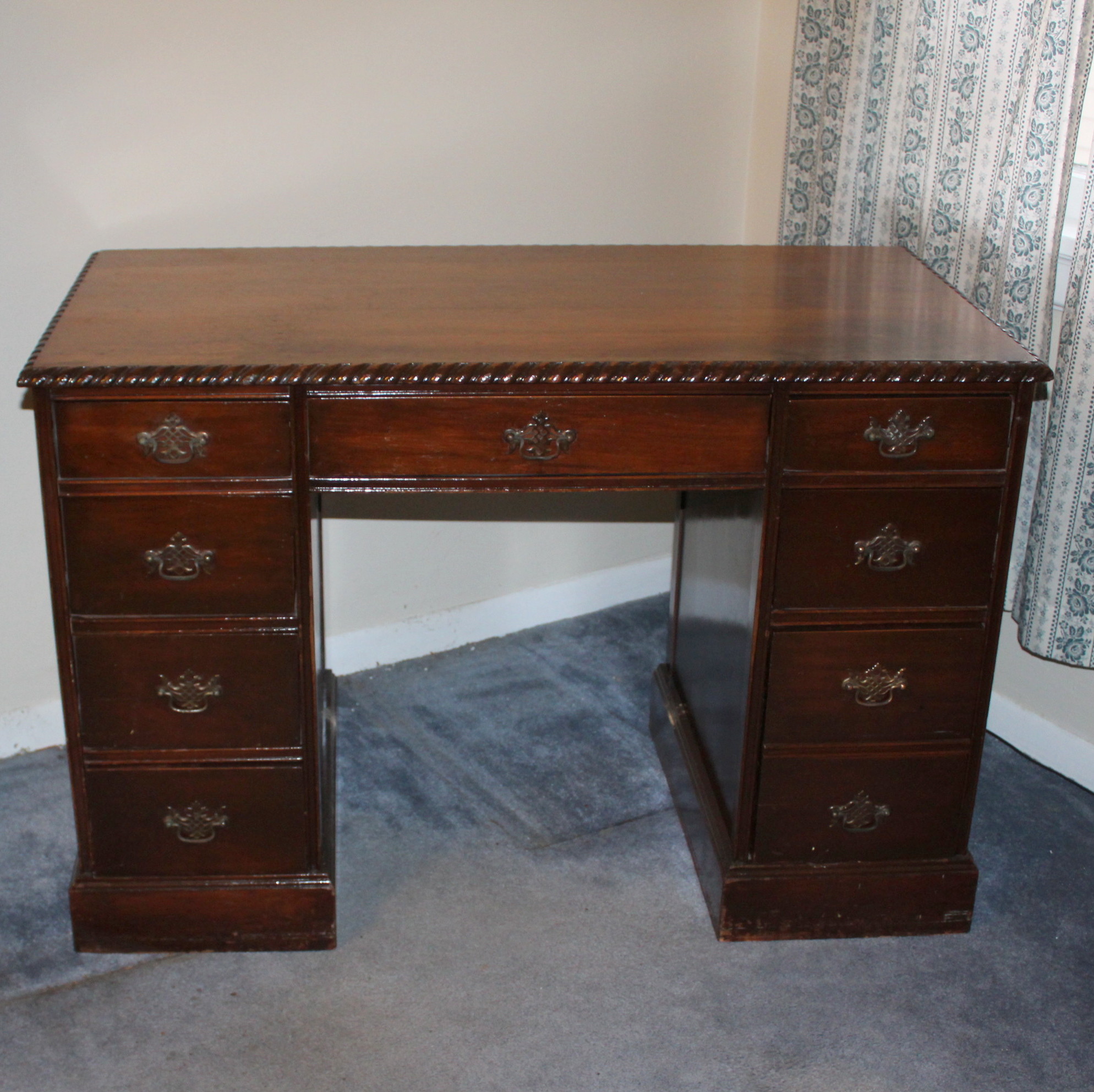 Vintage Kneehole Desk