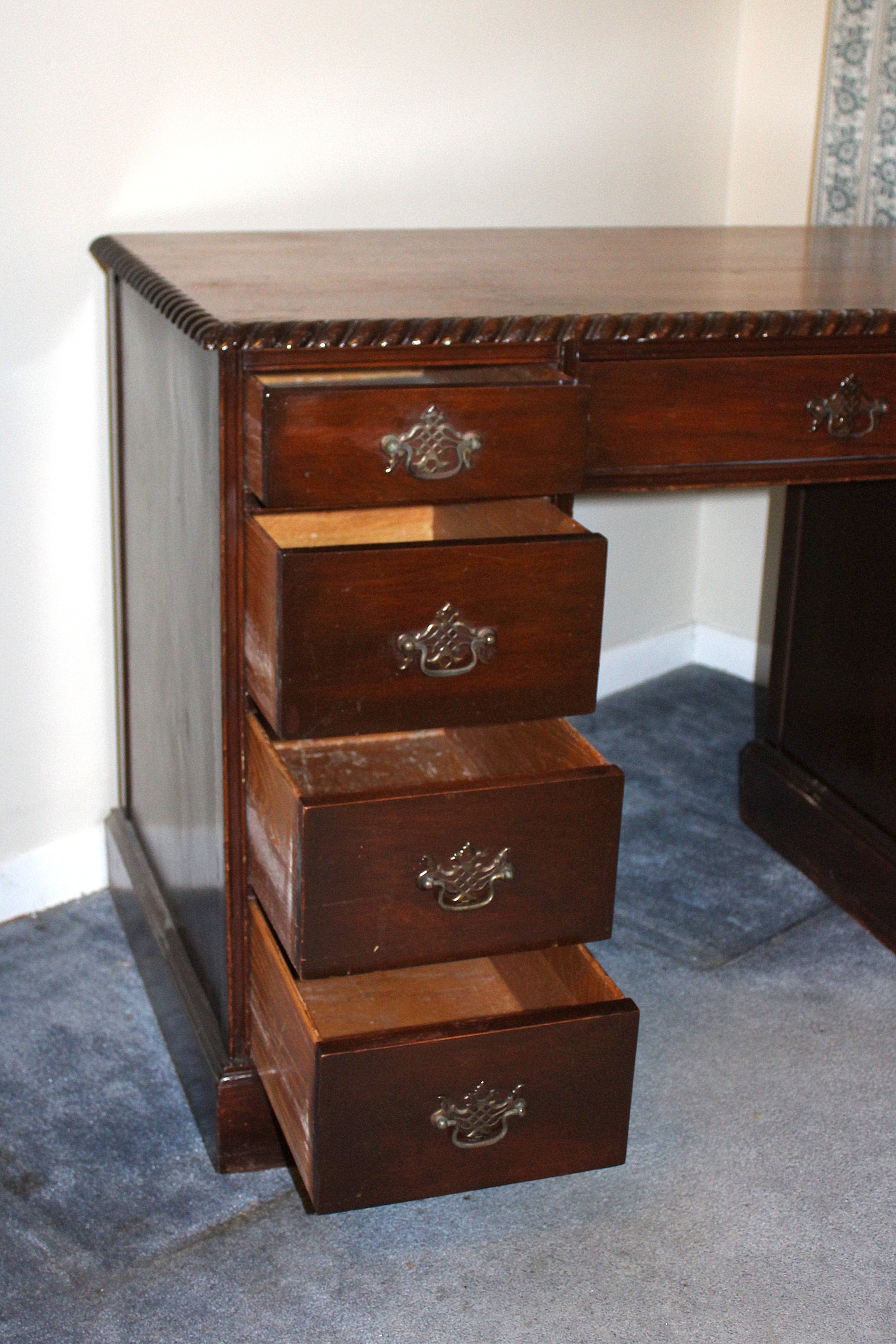 Vintage Kneehole Desk