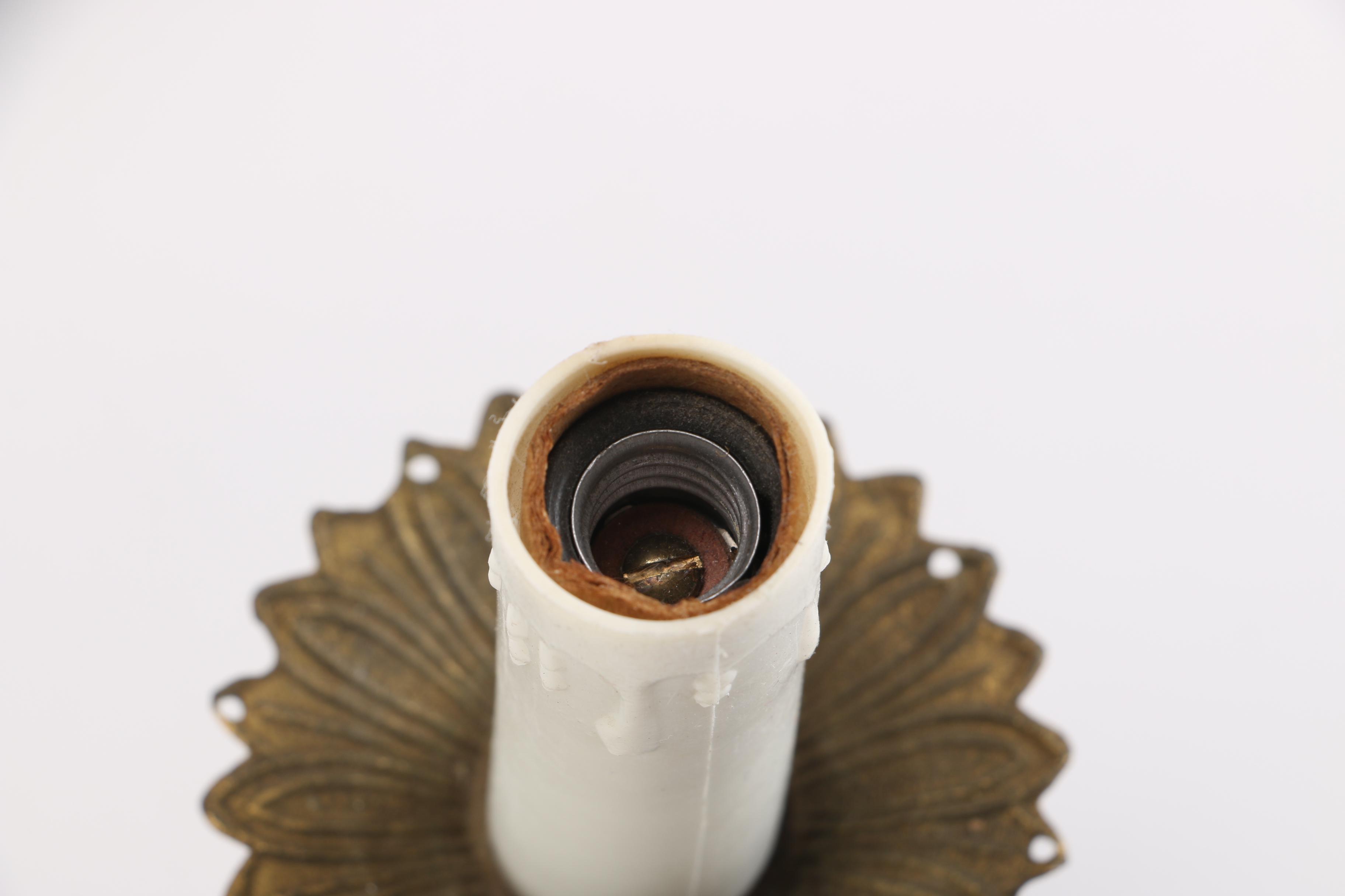 Brass Tone Chandlier