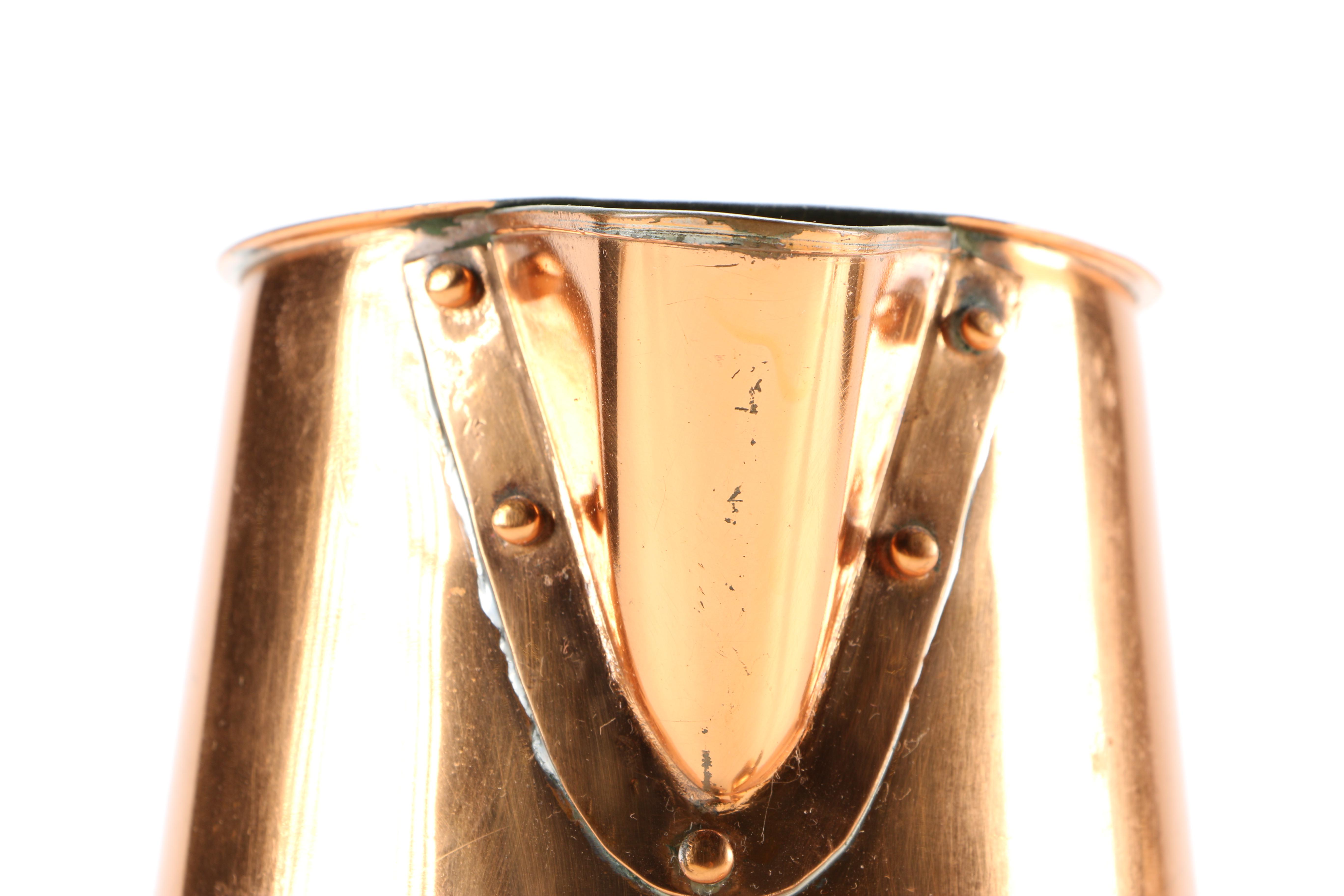 Collection of Copper and Copper Plate Tableware Featuring Paul Revere