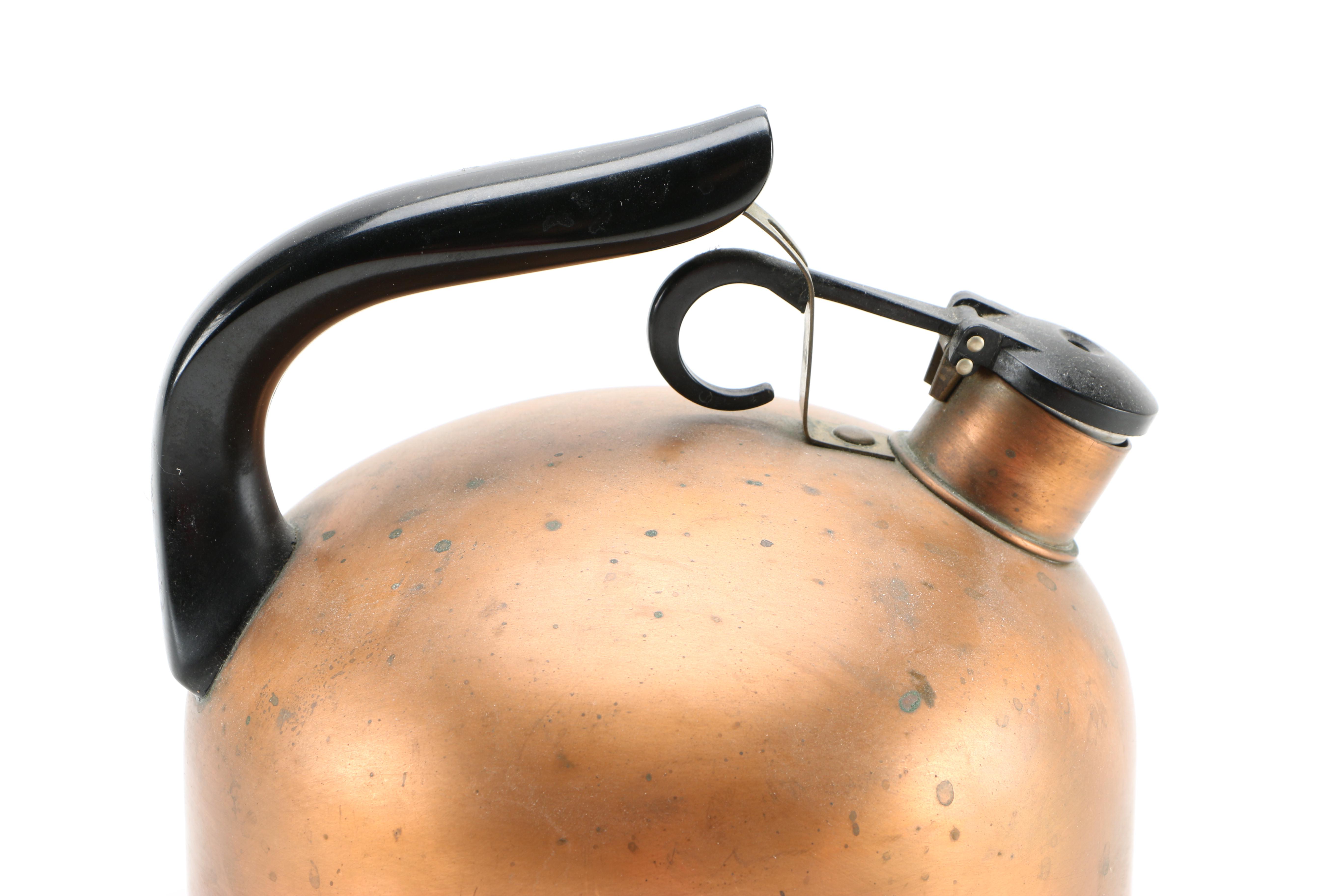 Collection of Copper and Copper Plate Tableware Featuring Paul Revere