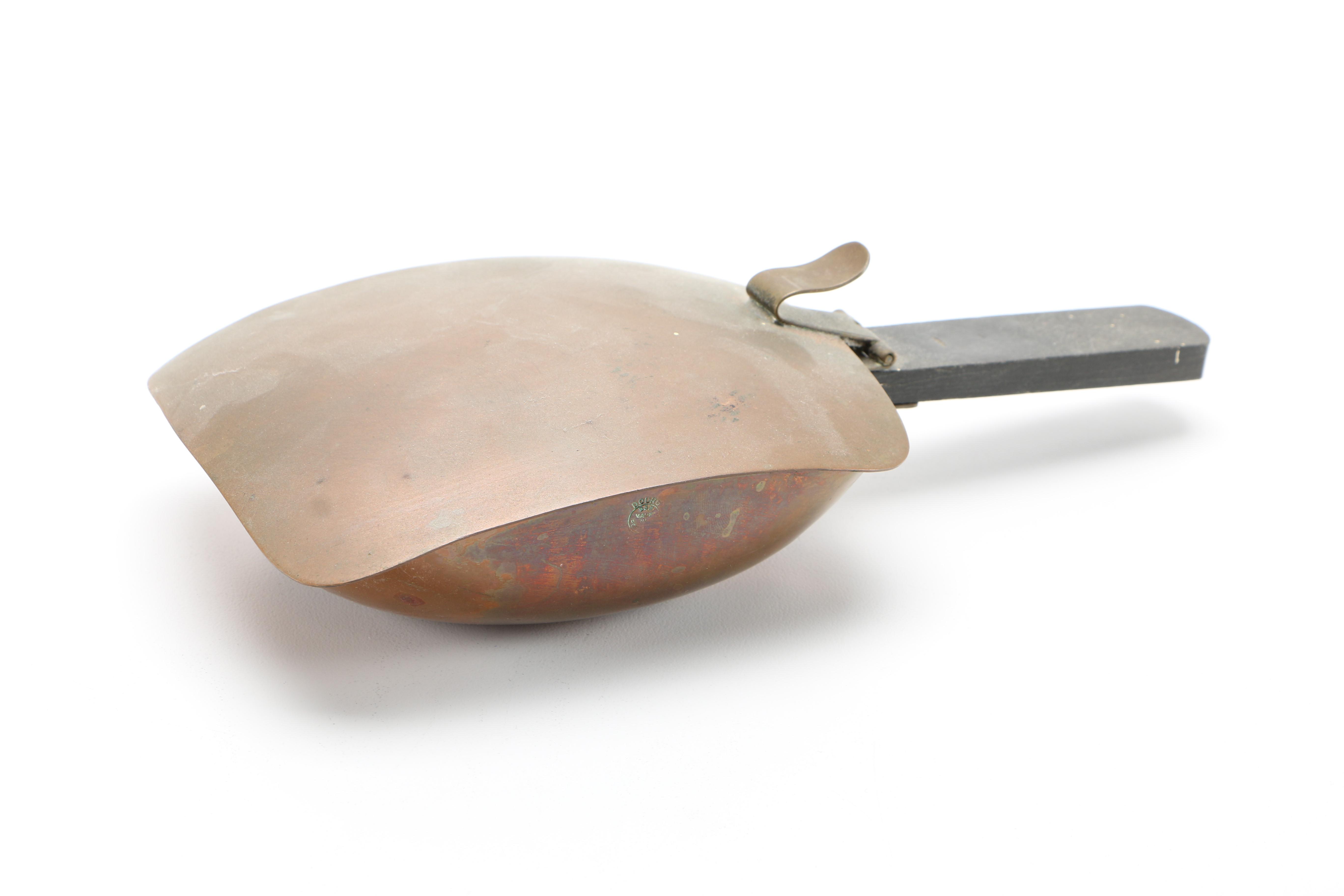 Collection of Copper and Copper Plate Tableware Featuring Paul Revere