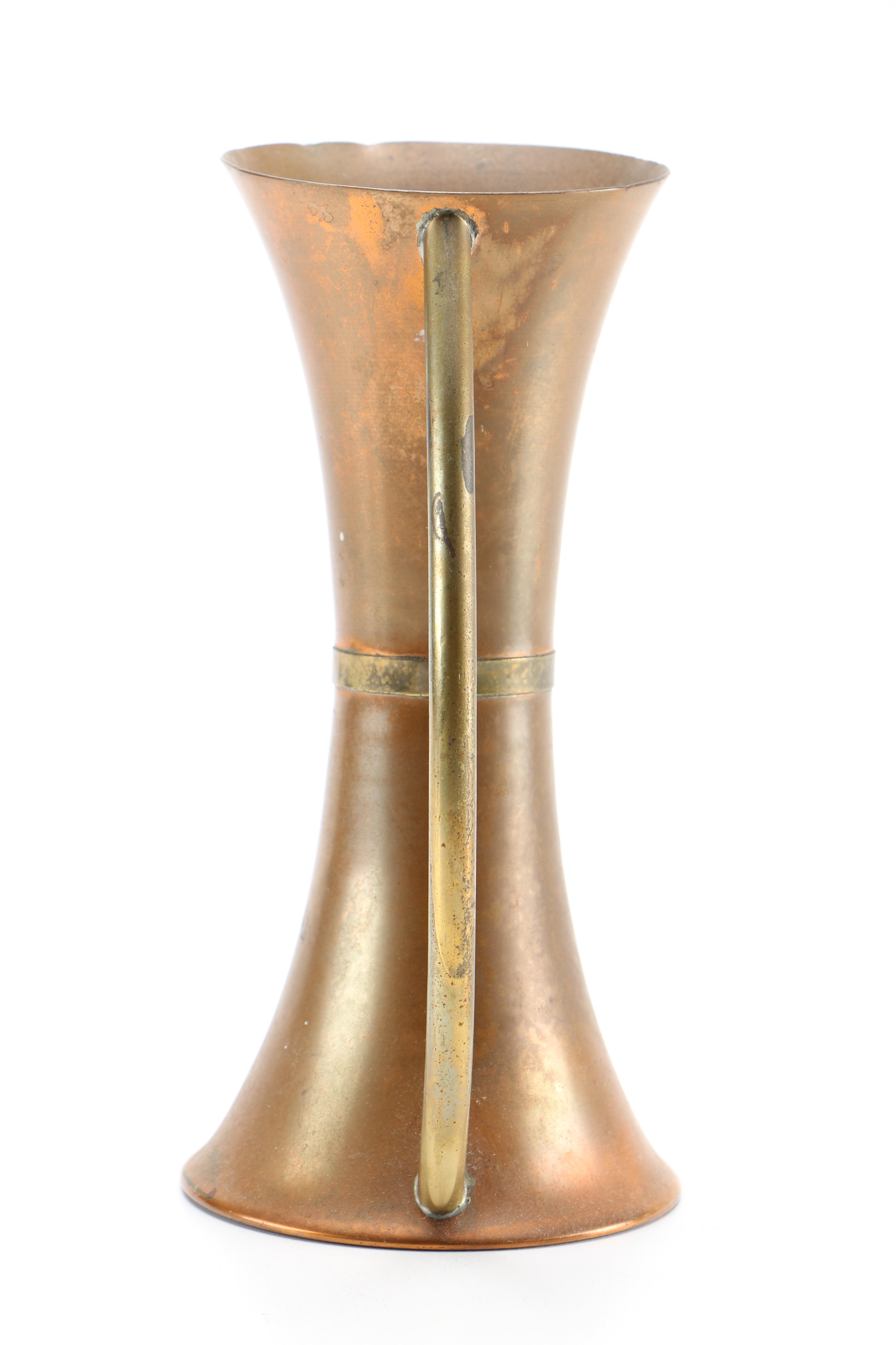 Collection of Copper and Copper Plate Tableware Featuring Paul Revere