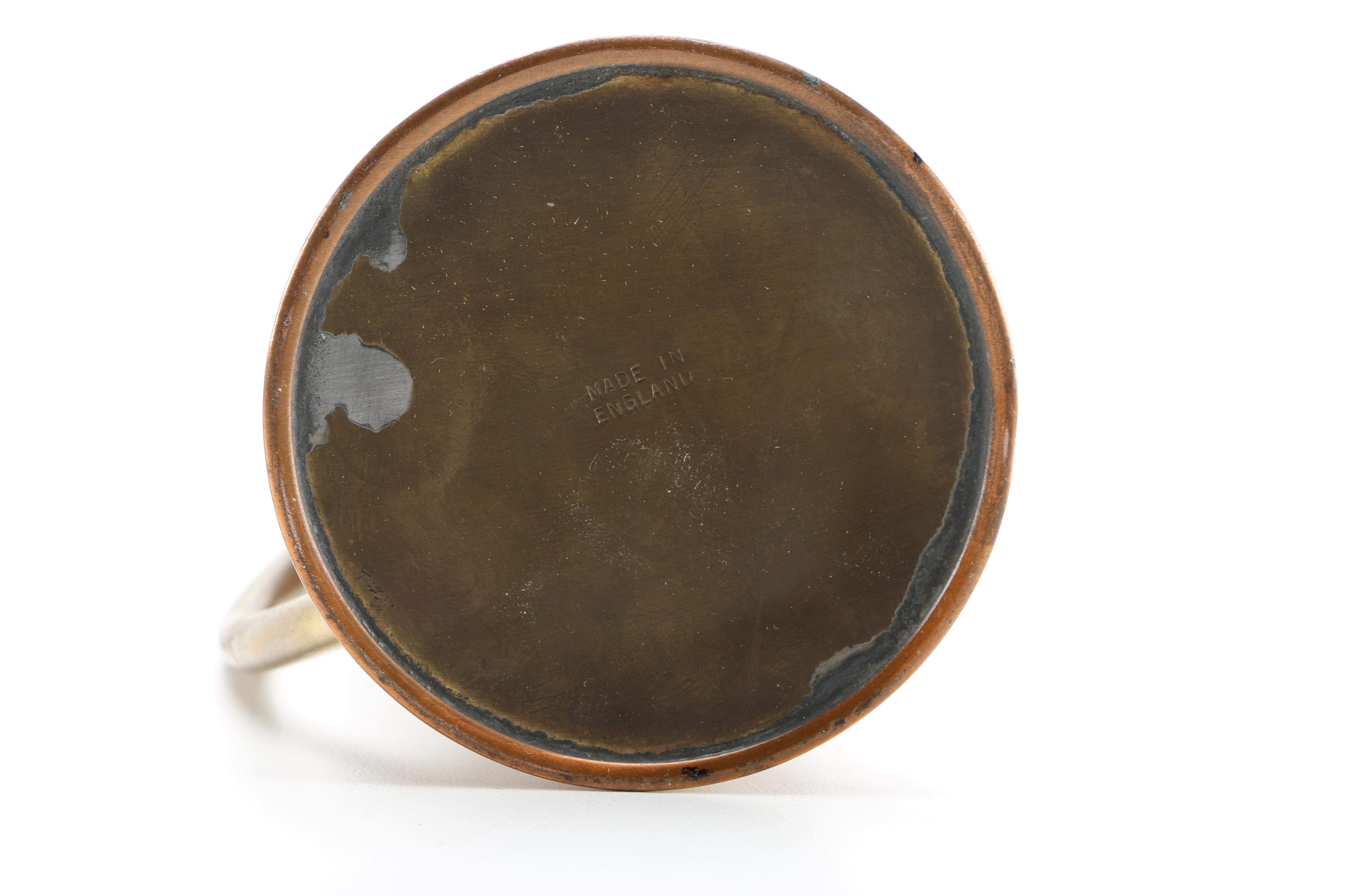 Collection of Copper and Copper Plate Tableware Featuring Paul Revere