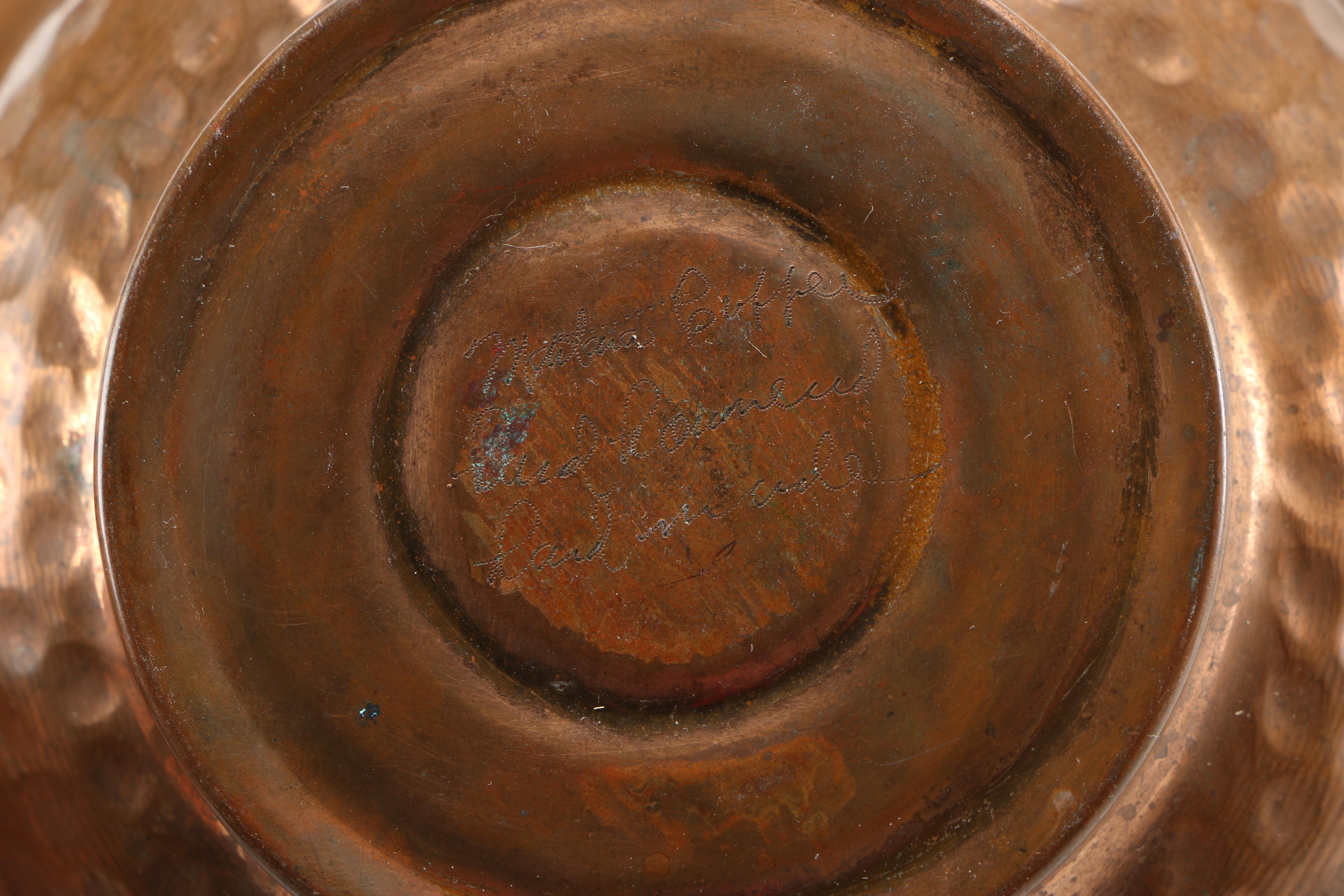 Collection of Copper and Copper Plate Tableware Featuring Paul Revere