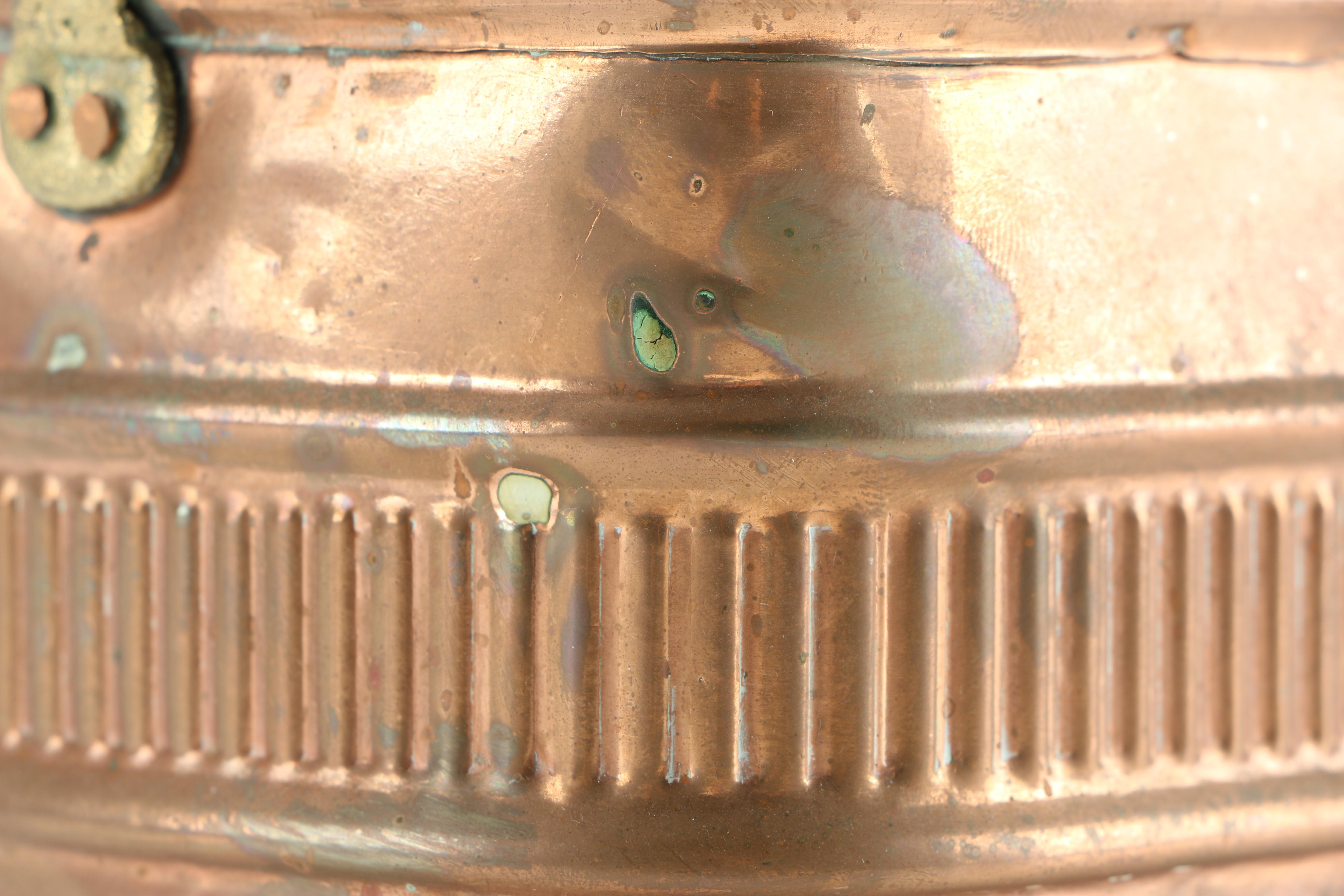 Collection of Copper and Copper Plate Tableware Featuring Paul Revere