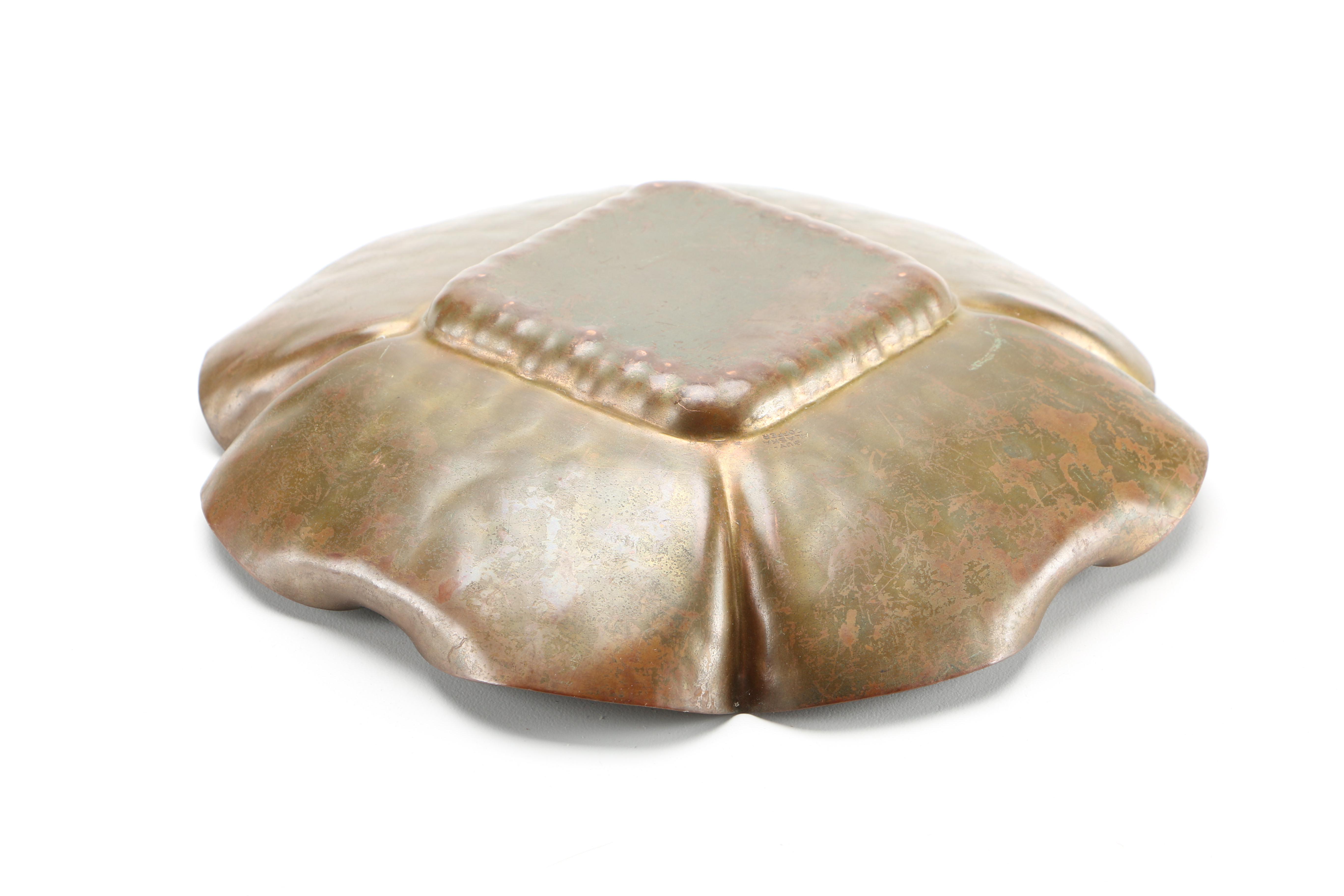 Collection of Copper and Copper Plate Tableware Featuring Paul Revere