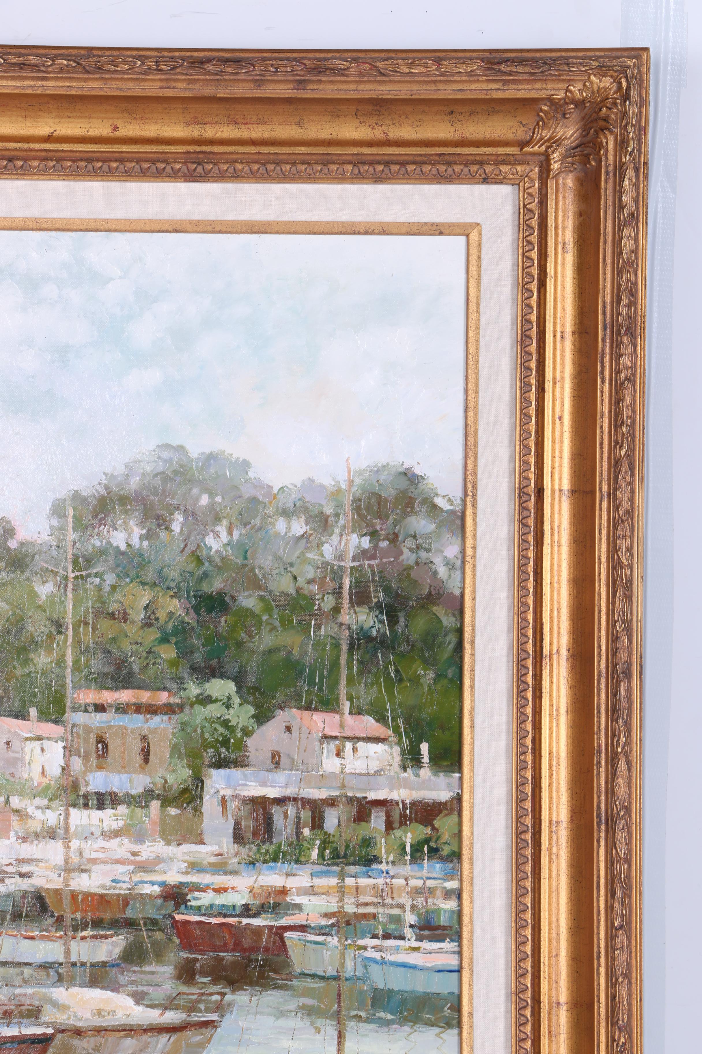 Oil Painting on Canvas of Marina