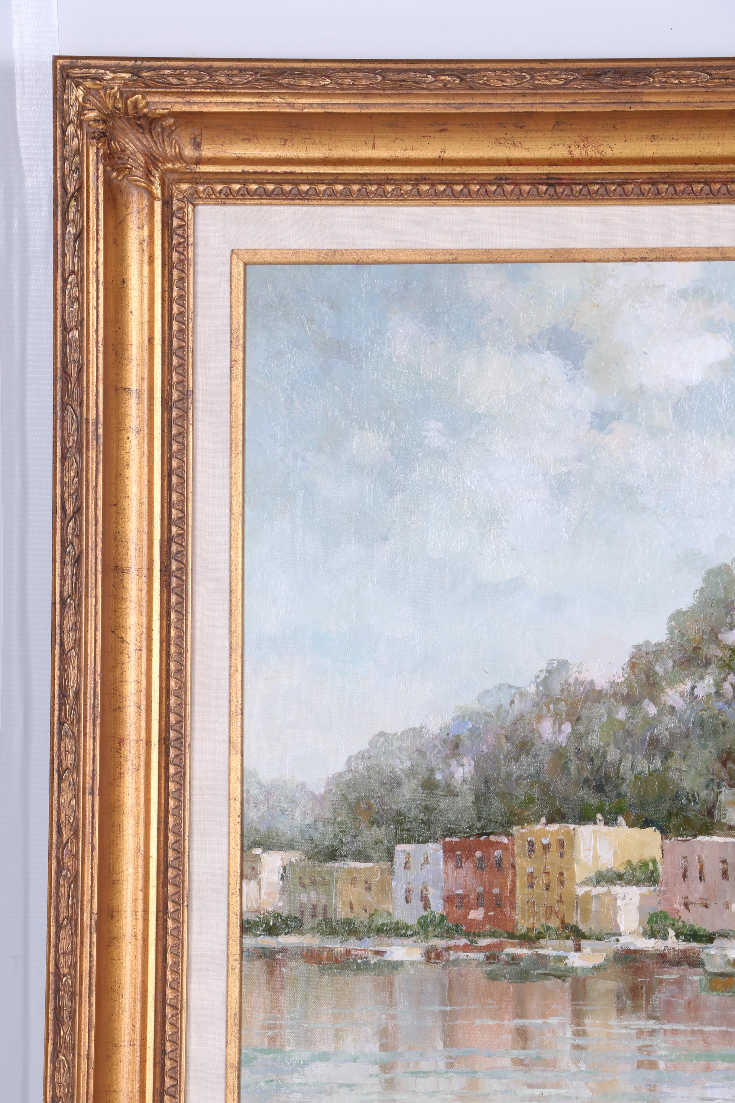 Oil Painting on Canvas of Marina