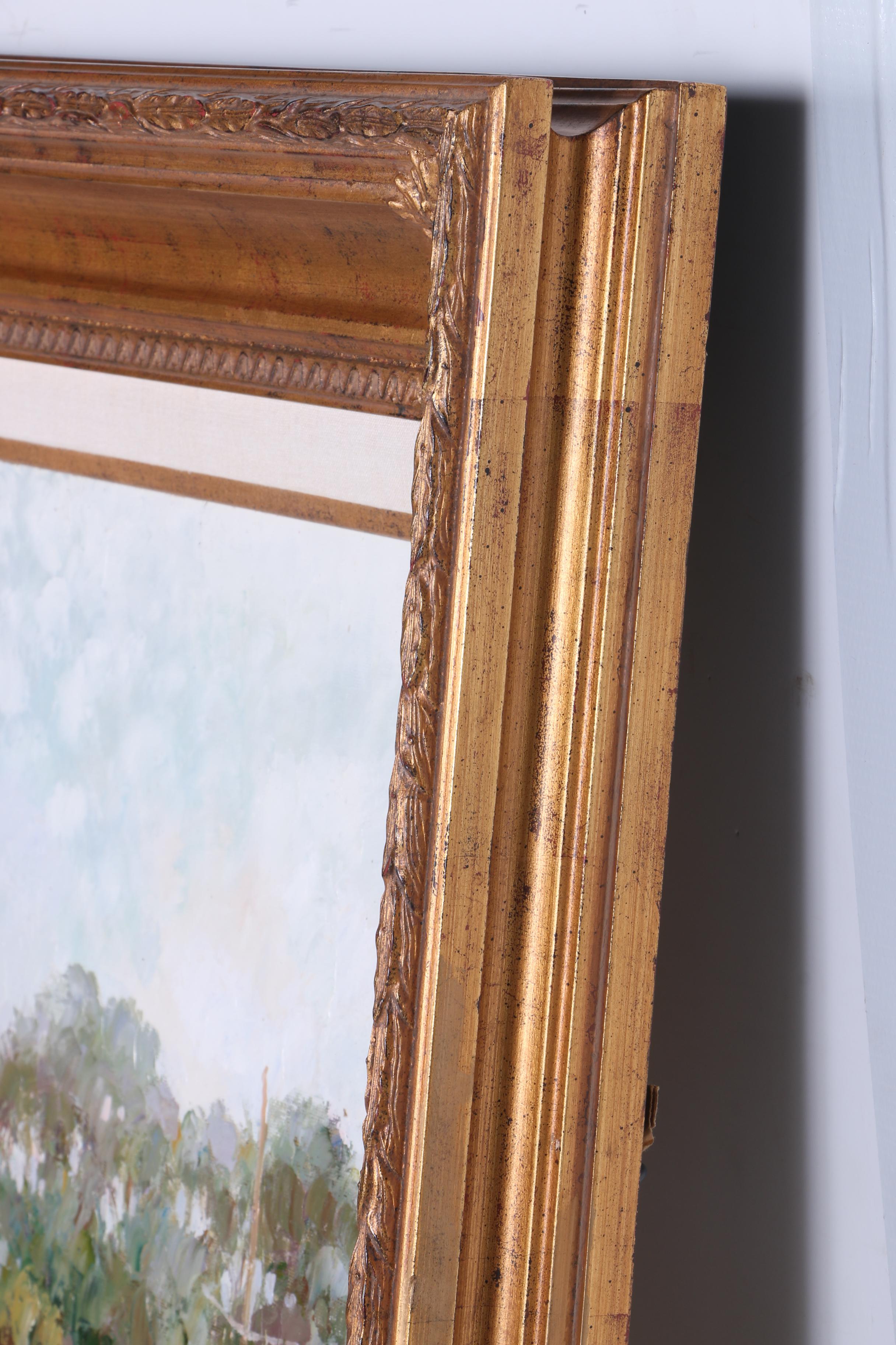 Oil Painting on Canvas of Marina