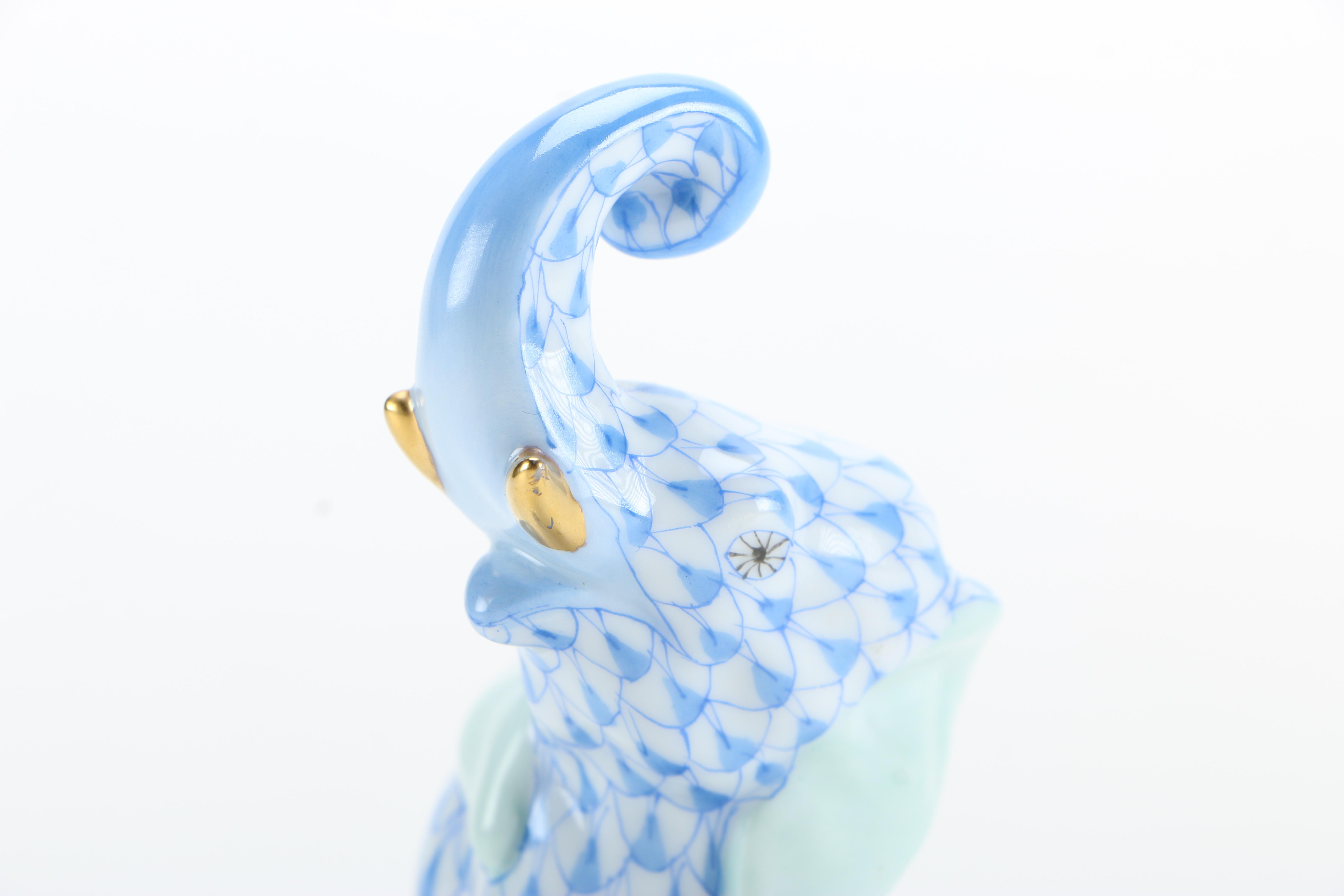 Herend Hand-Painted Elephant Figurine