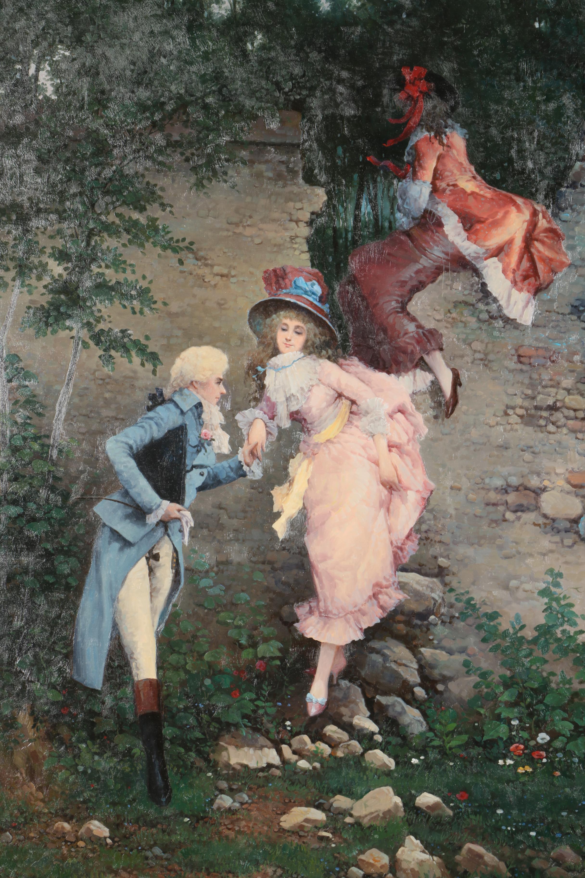 Copy Oil Painting on Canvas after Lucius Rossi