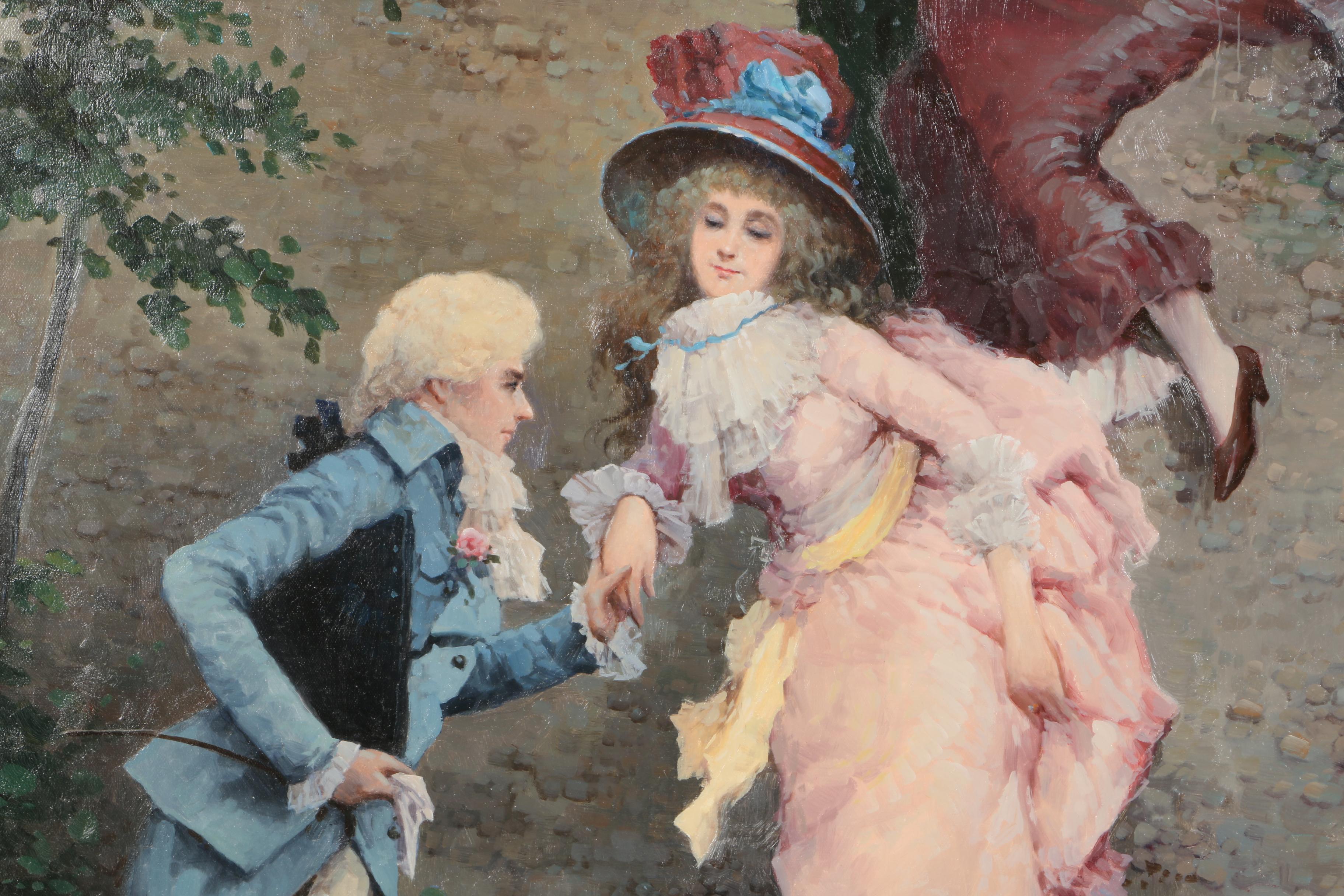 Copy Oil Painting on Canvas after Lucius Rossi