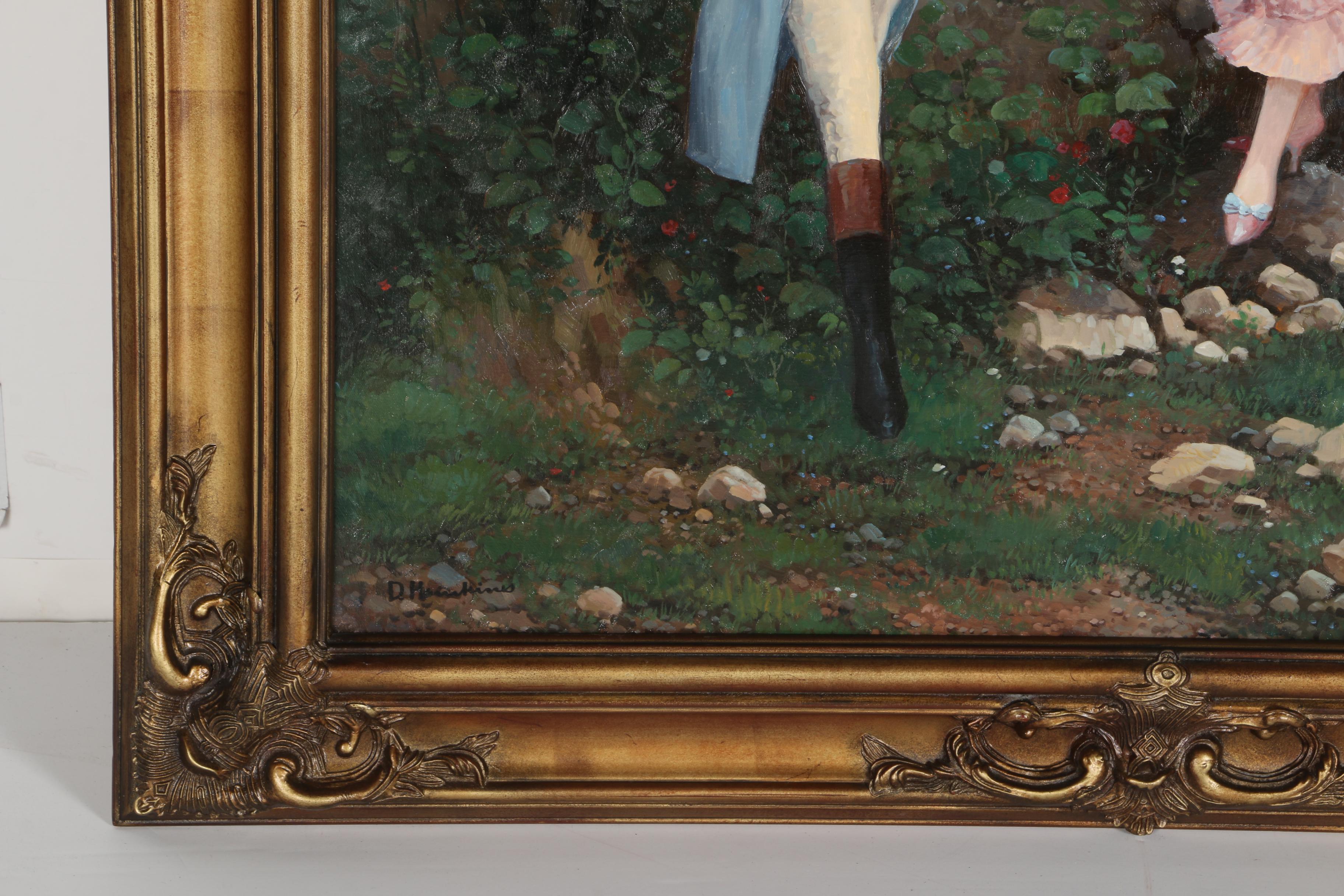 Copy Oil Painting on Canvas after Lucius Rossi