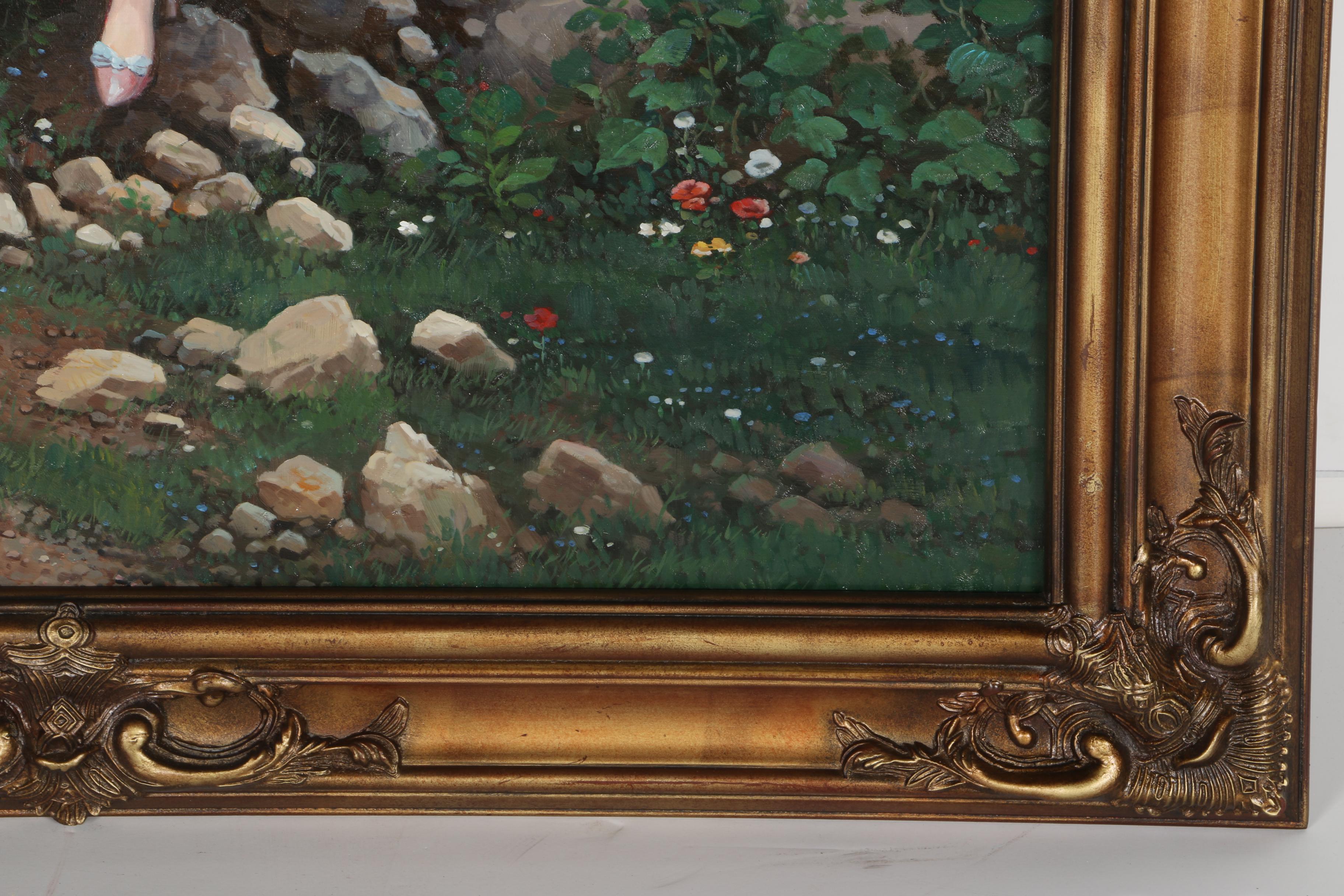 Copy Oil Painting on Canvas after Lucius Rossi