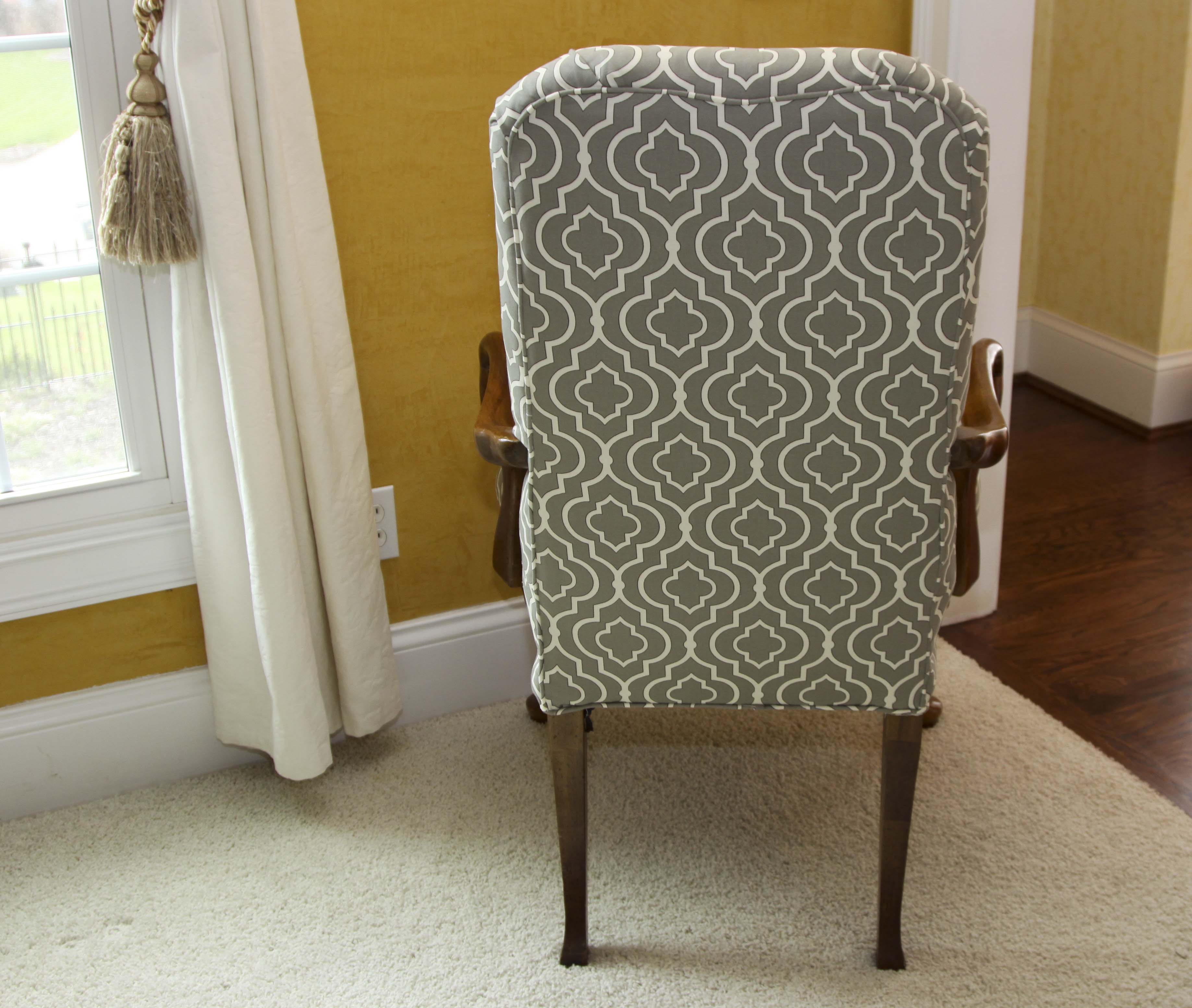 Queen Anne Style Arm Chair