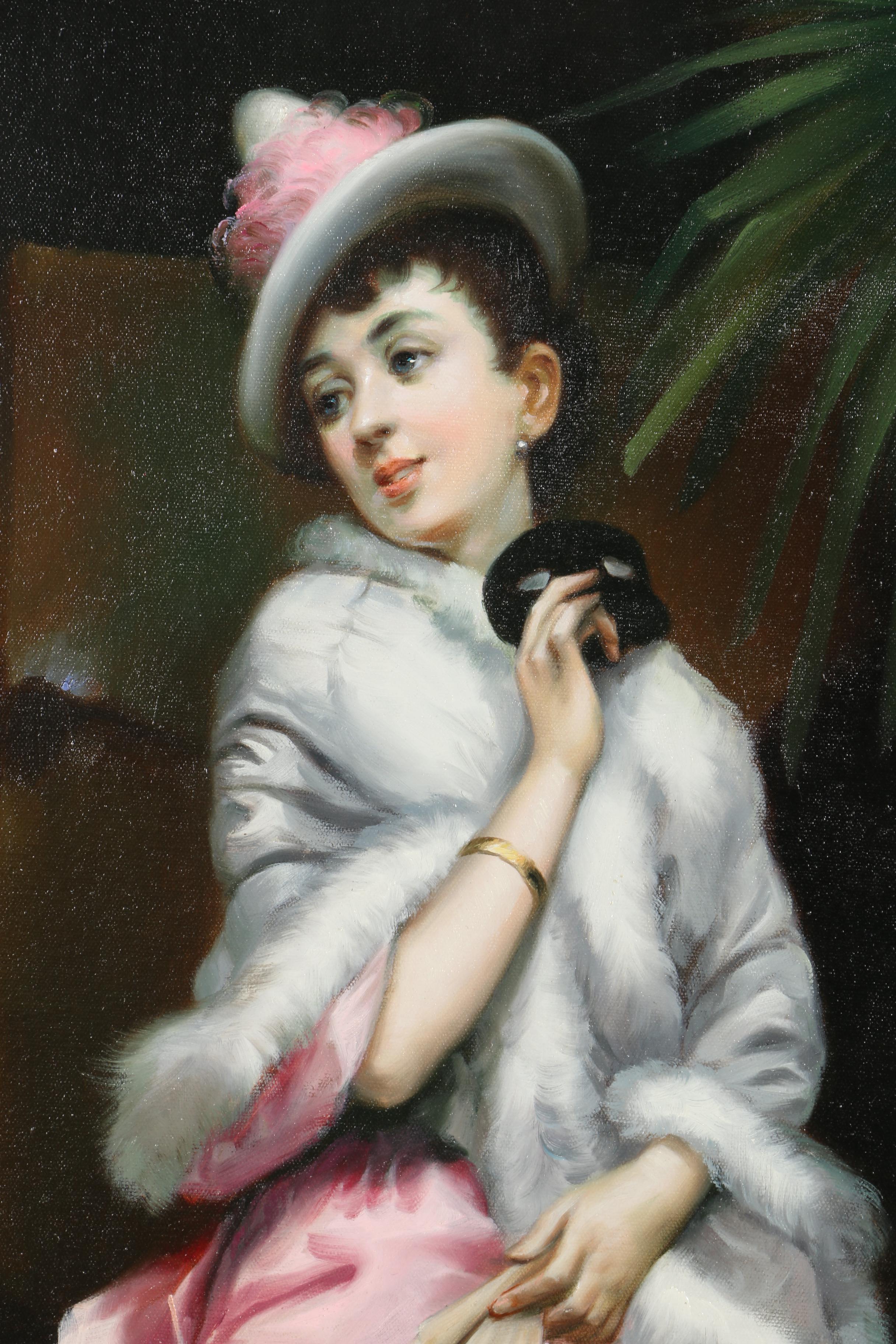 G. Serrure Oil Painting on Canvas After Raimundo Garreta