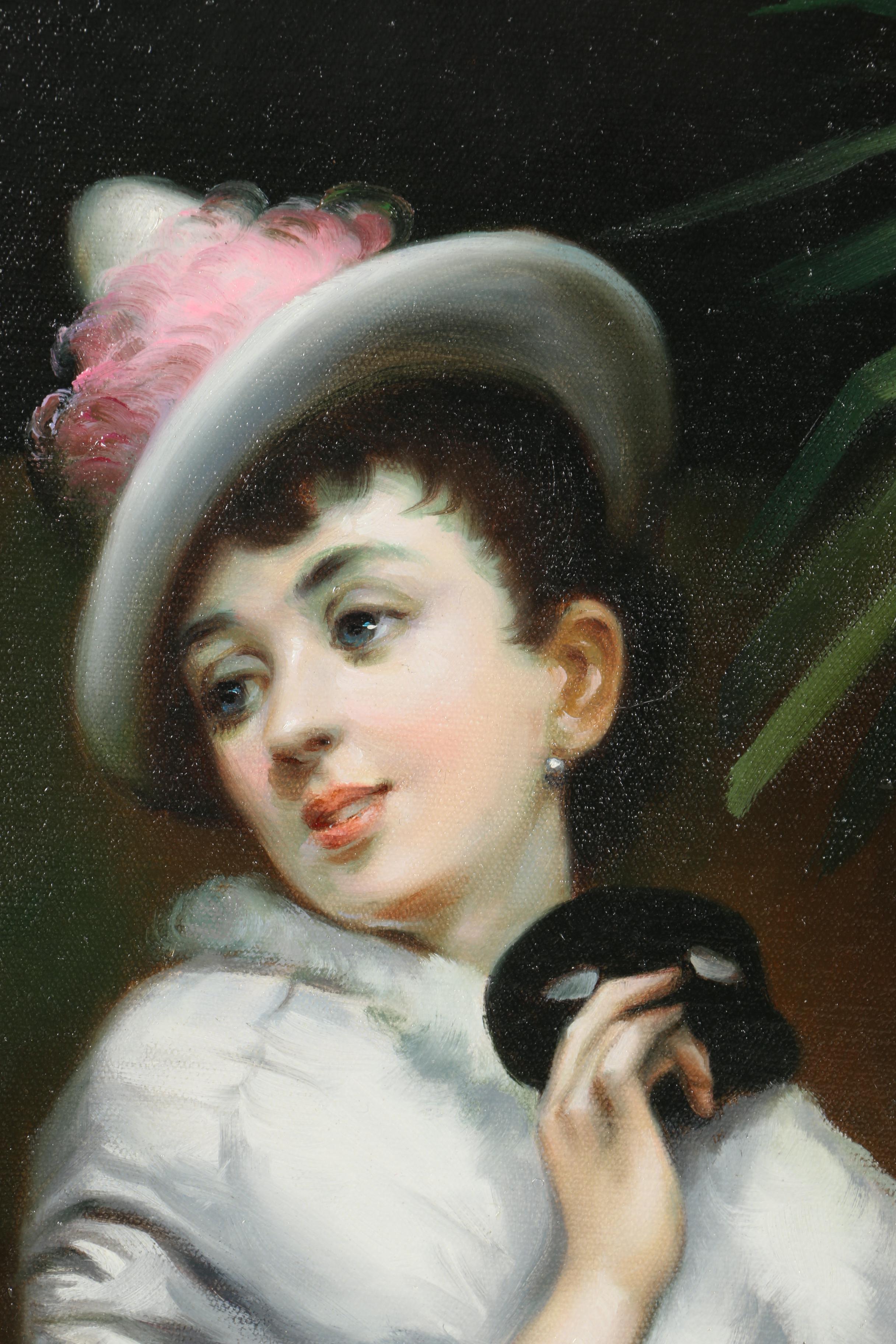 G. Serrure Oil Painting on Canvas After Raimundo Garreta