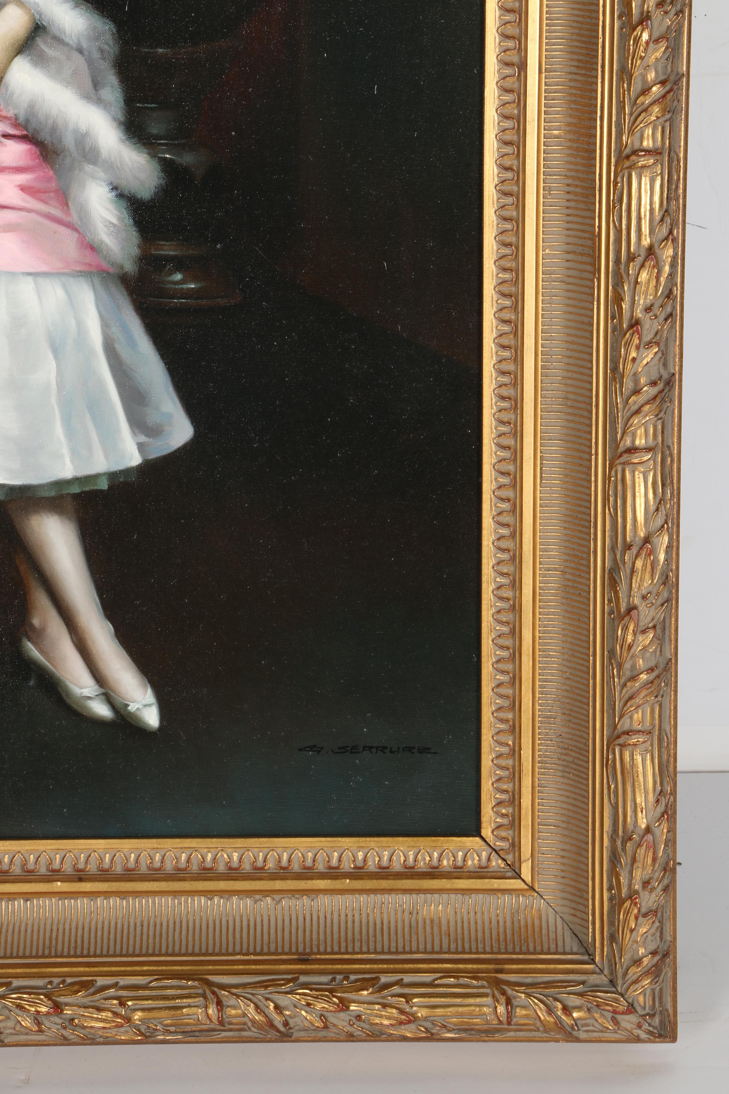 G. Serrure Oil Painting on Canvas After Raimundo Garreta