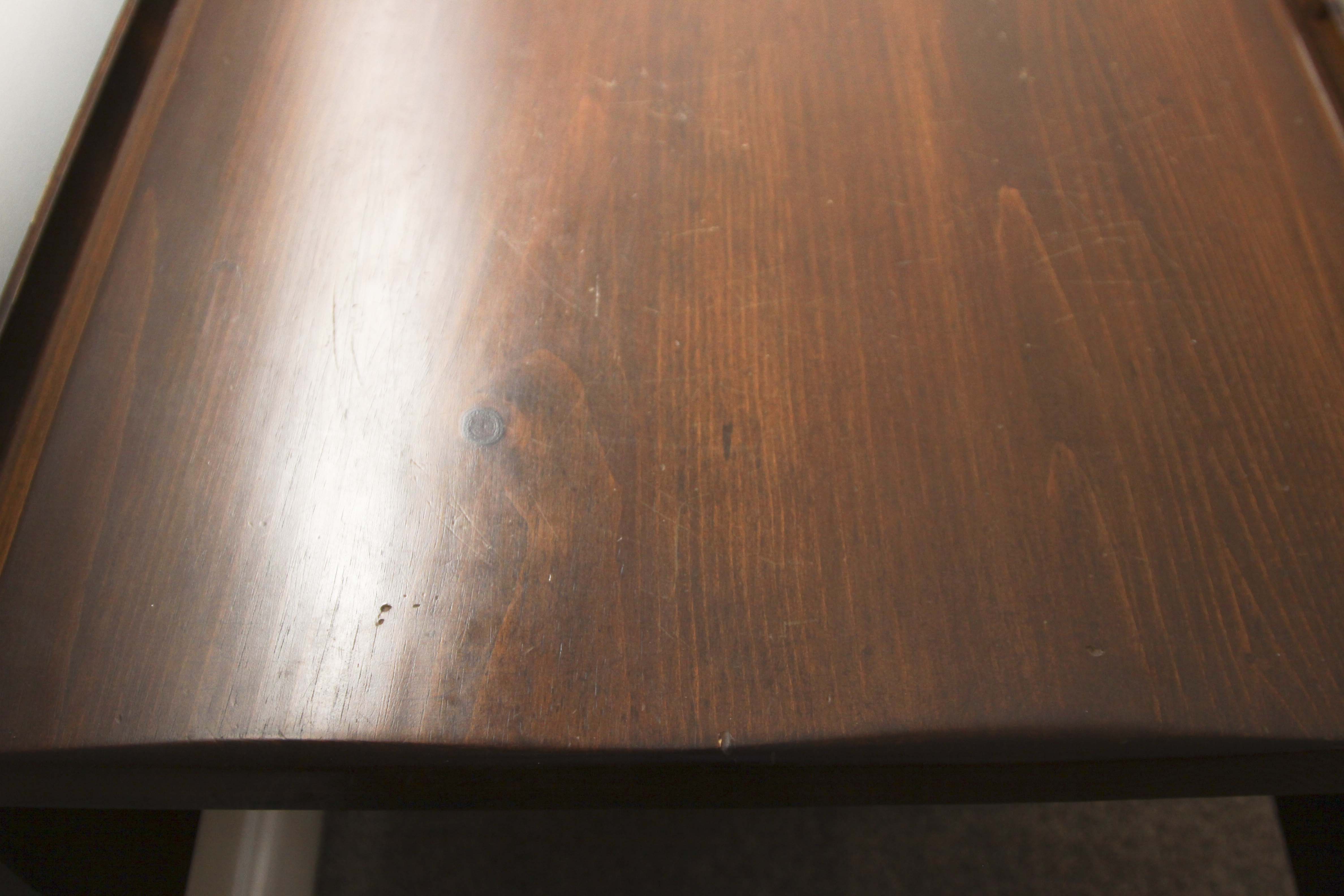 Pine Drop Leaf Trestle Table
