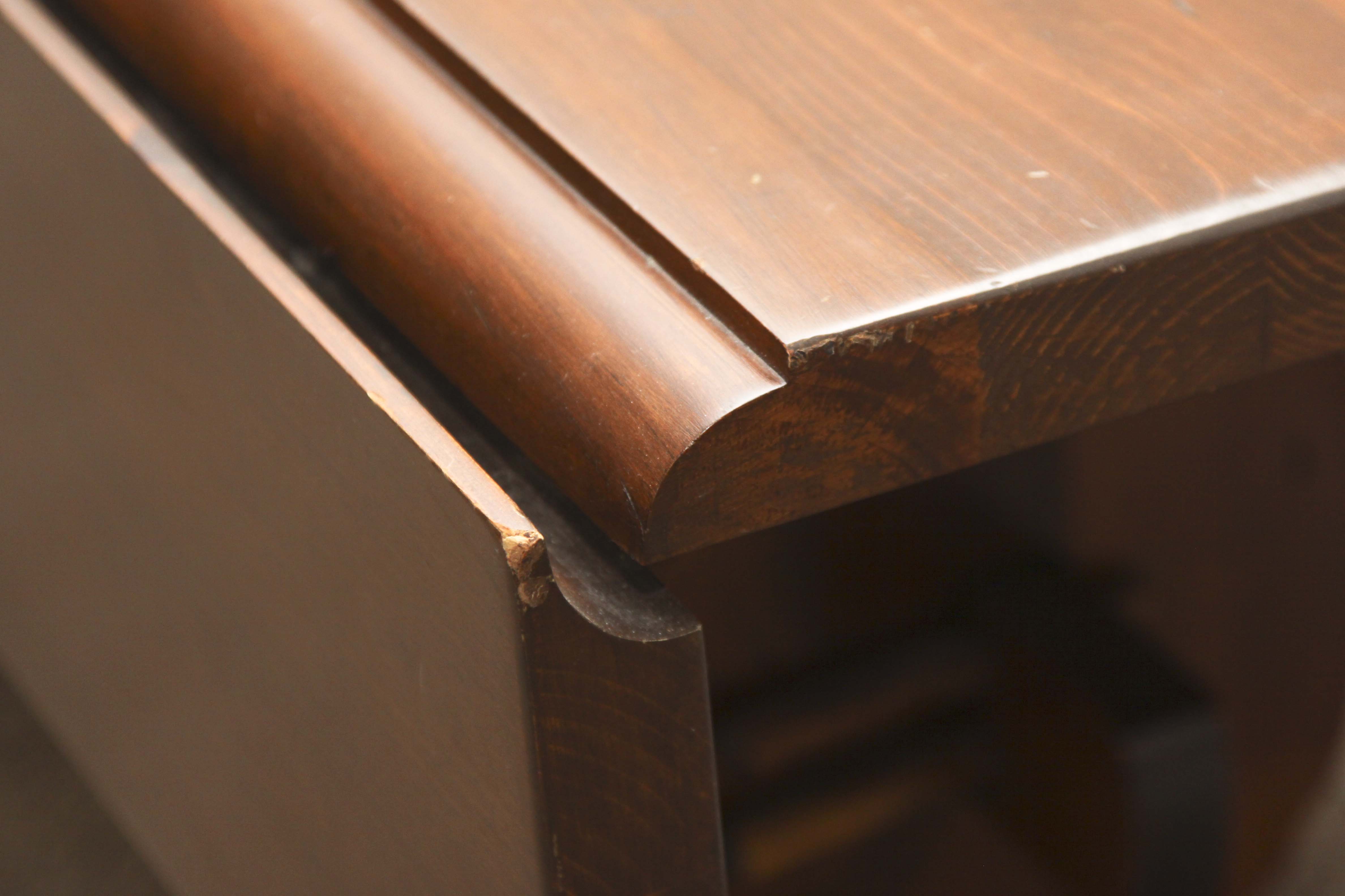 Pine Drop Leaf Trestle Table