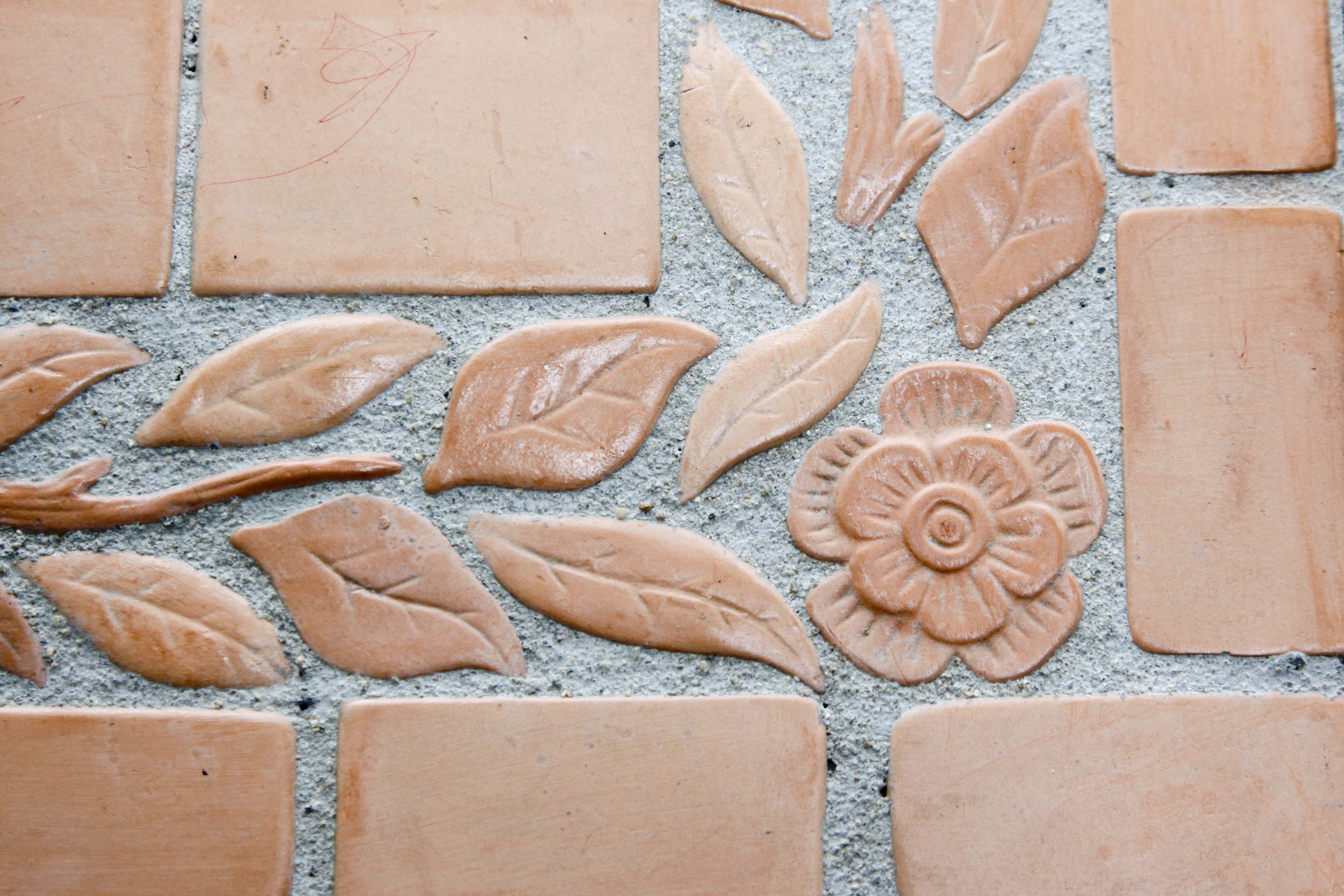 A Pair of Tile Top Accent Tables