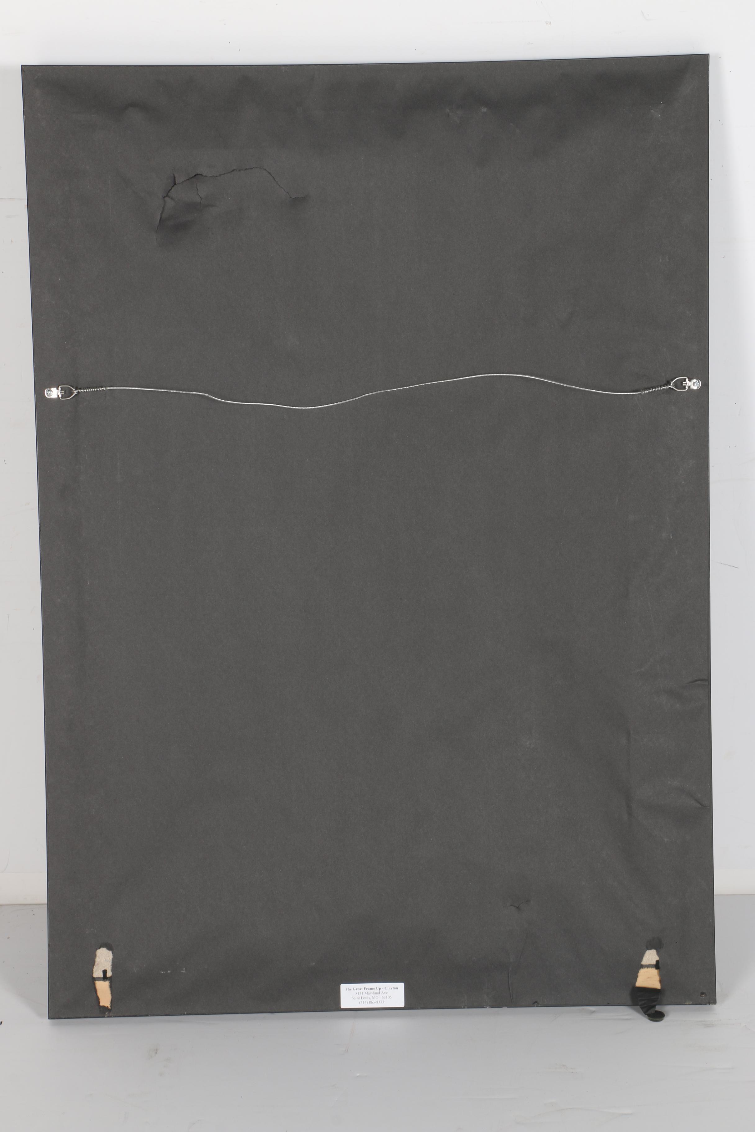 Oil on Canvas Painting of a Child With Chickens