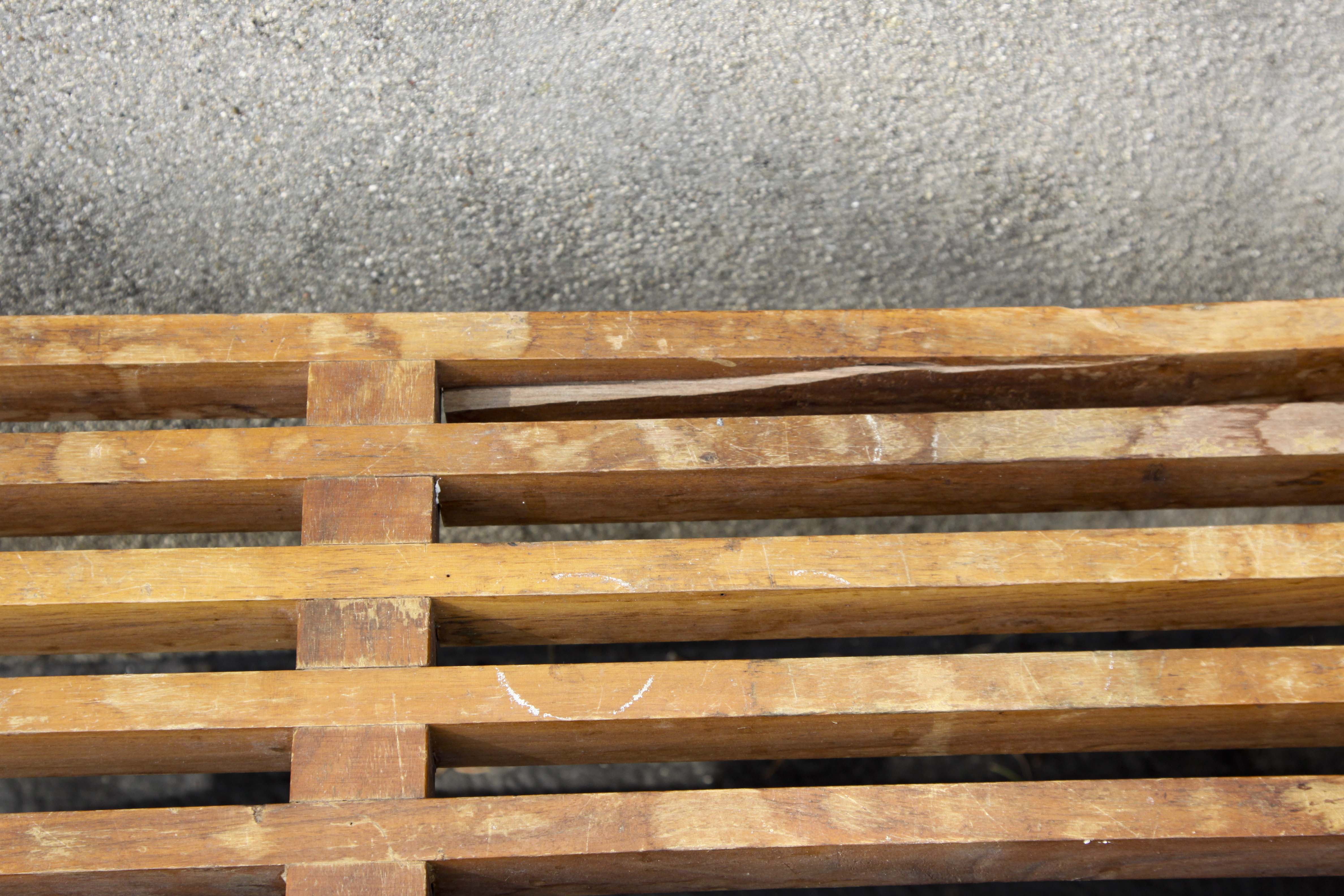 Mid Century Modern Teak Bench