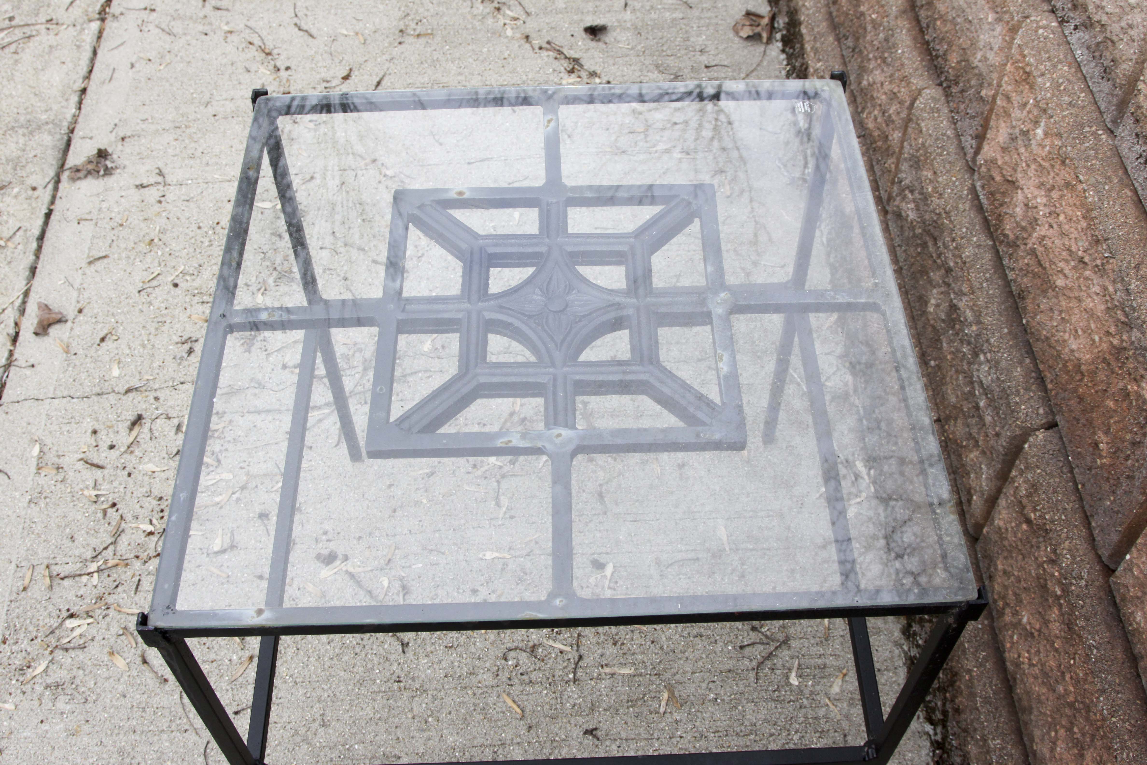 Wrought Iron Patio Table and Chair Set