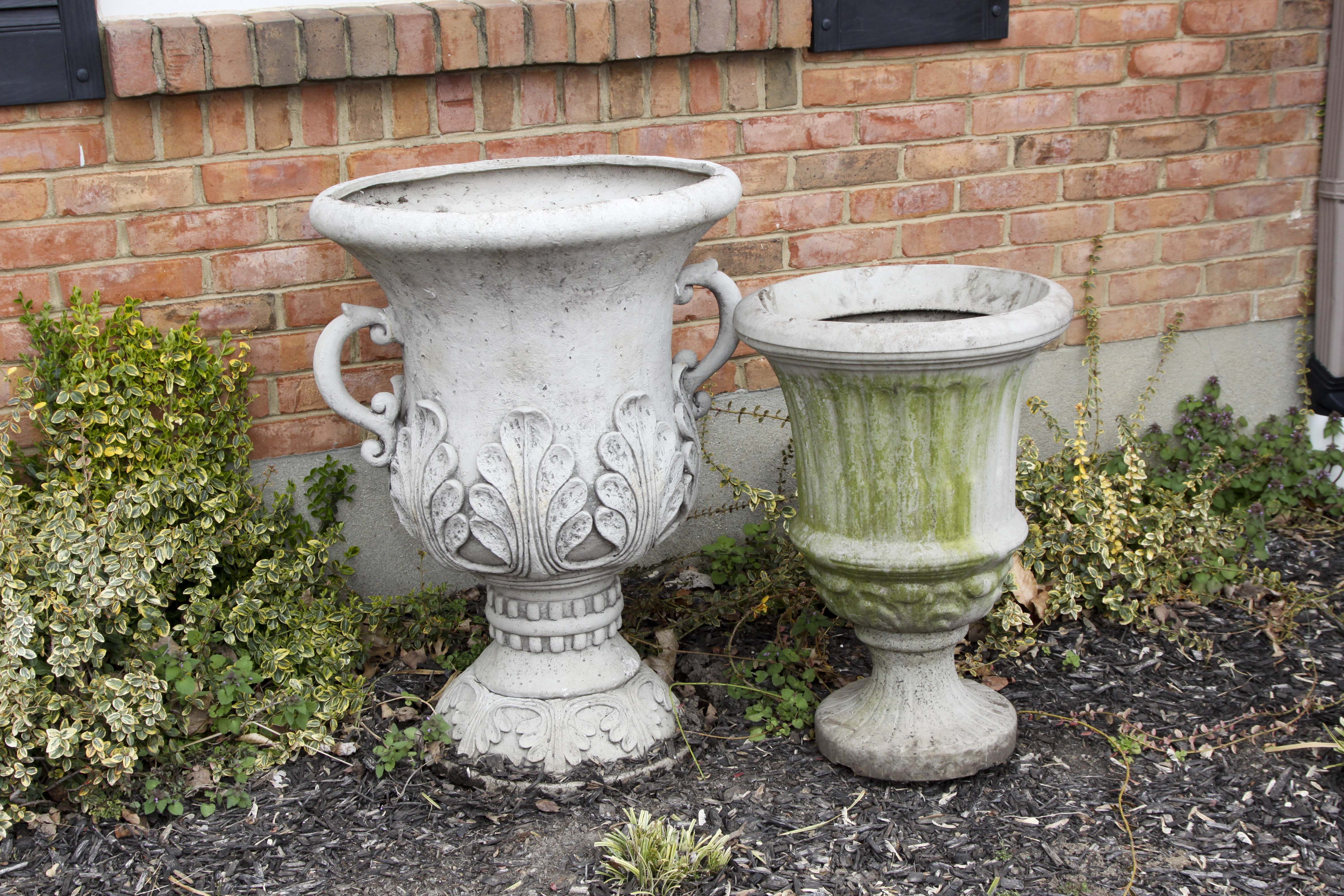 A Pair of Urn Style Planters