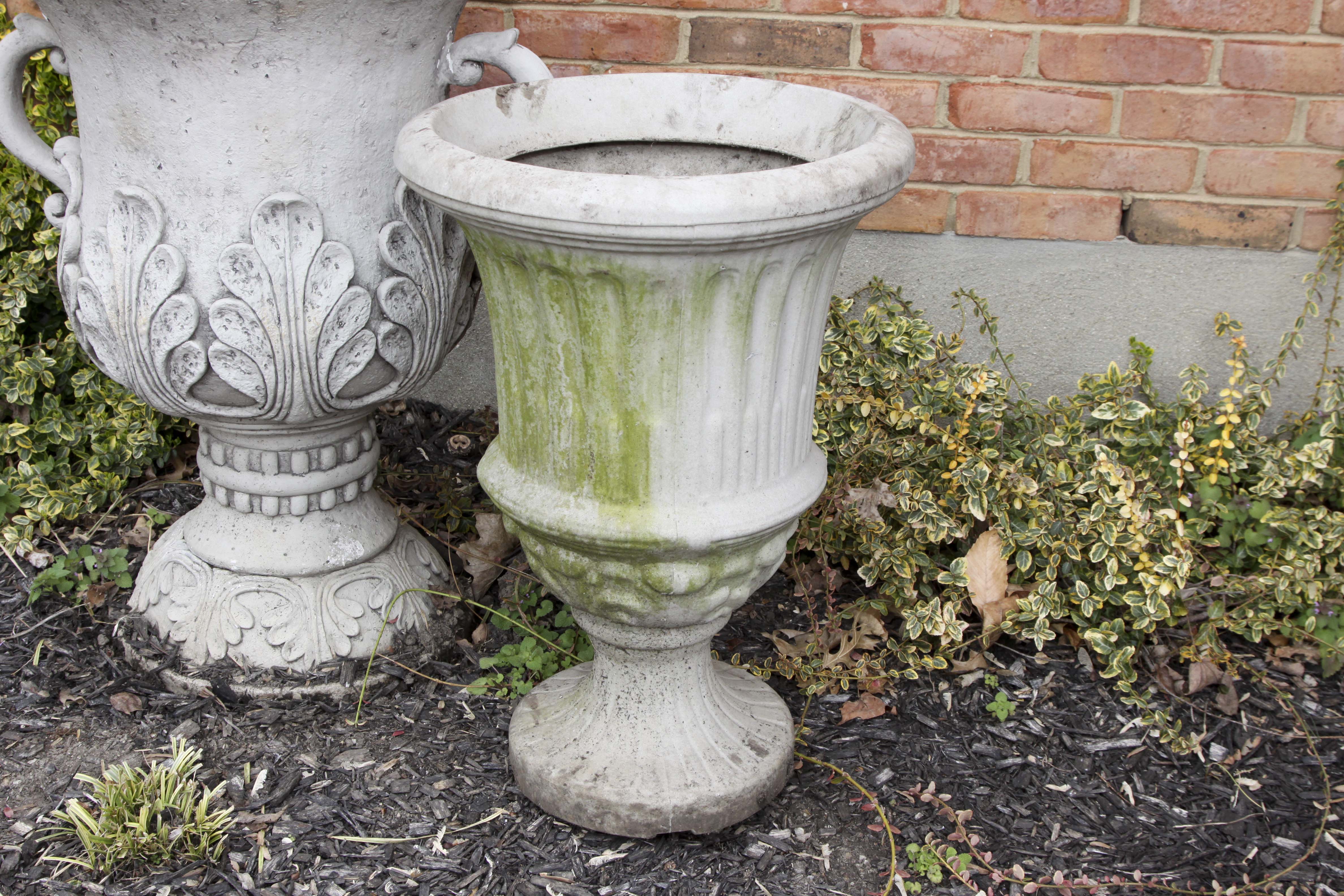 A Pair of Urn Style Planters