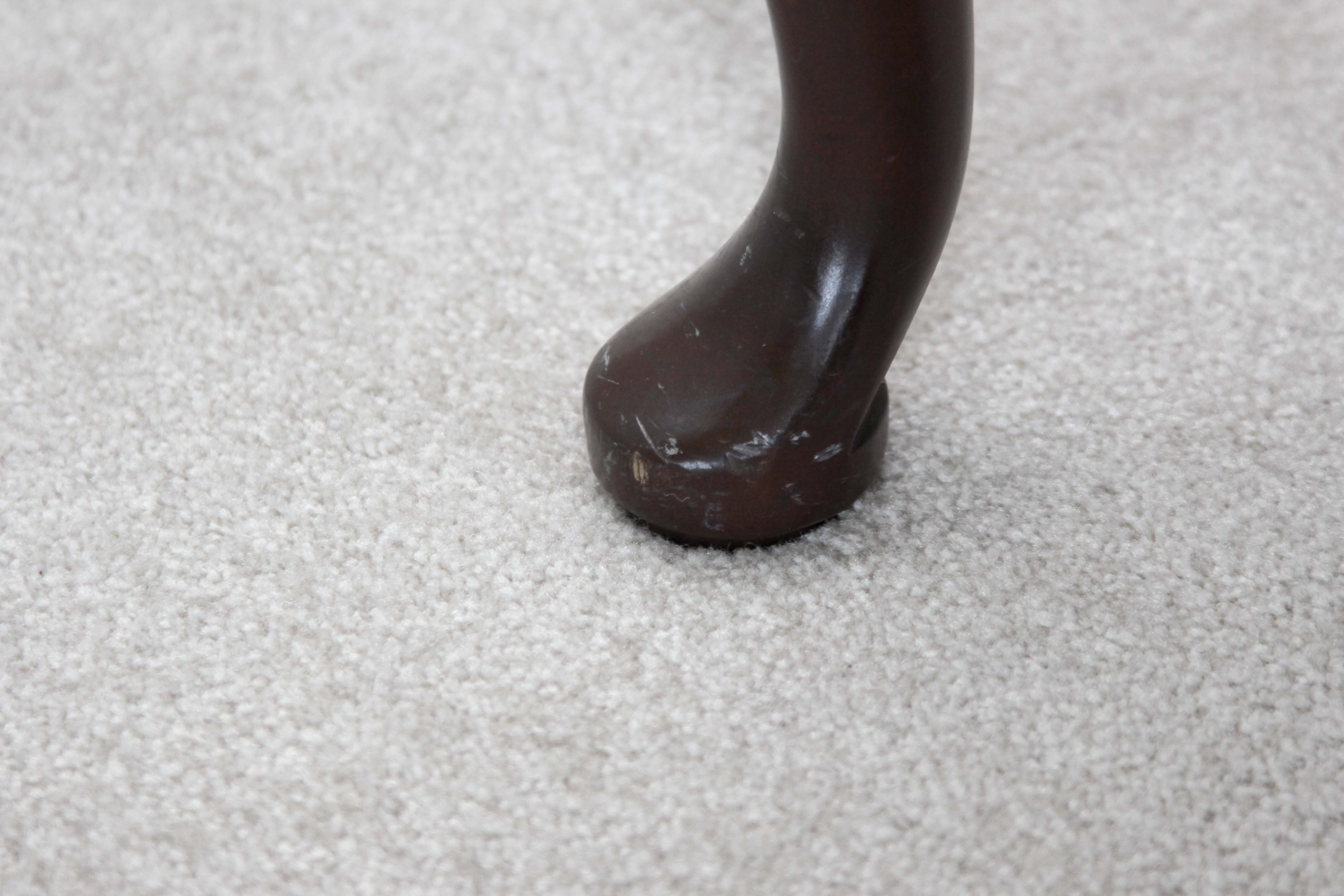 A Pair of Steel Blue Upholstered Tufted Chairs