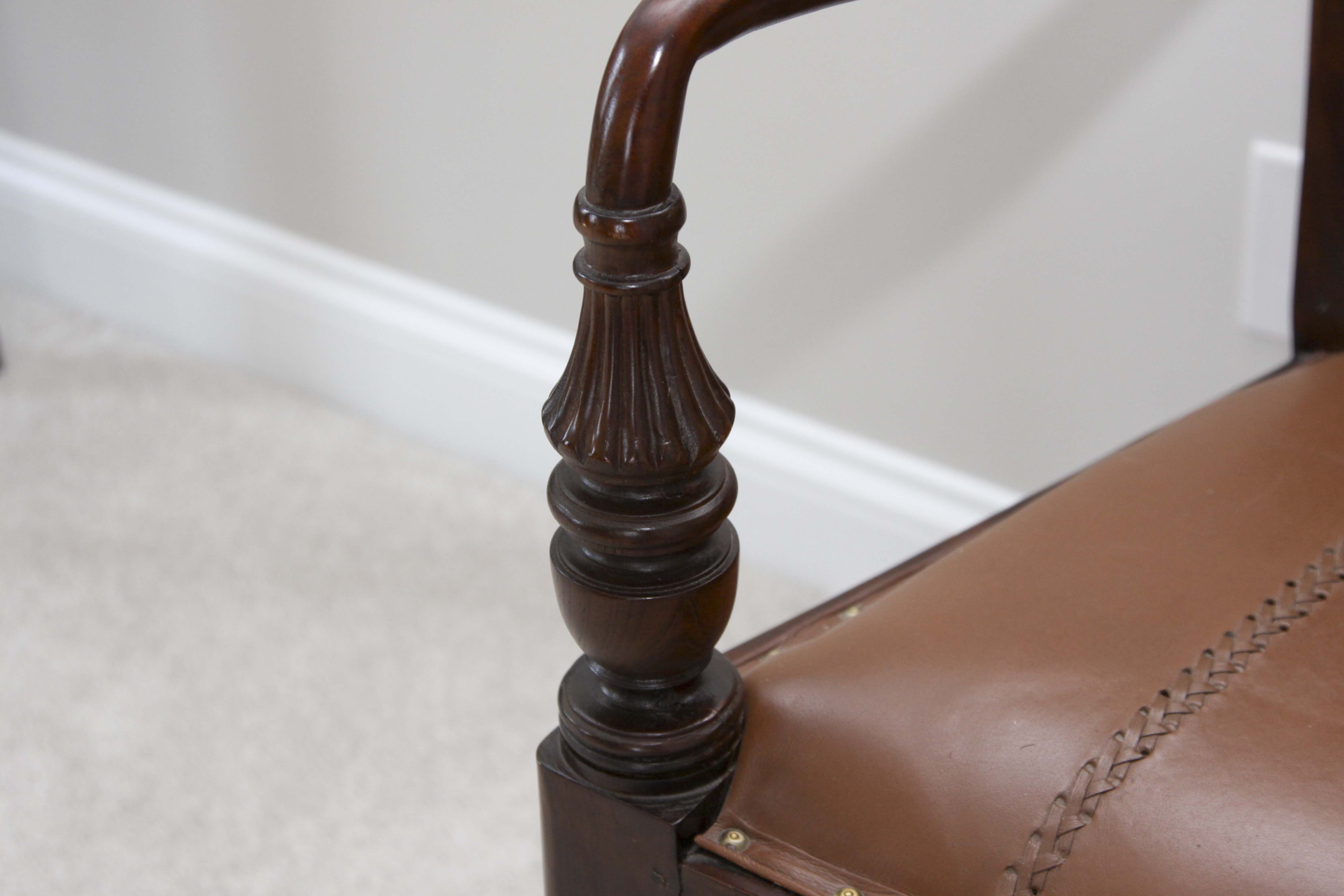 Vintage Edwardian Style Walnut Settee