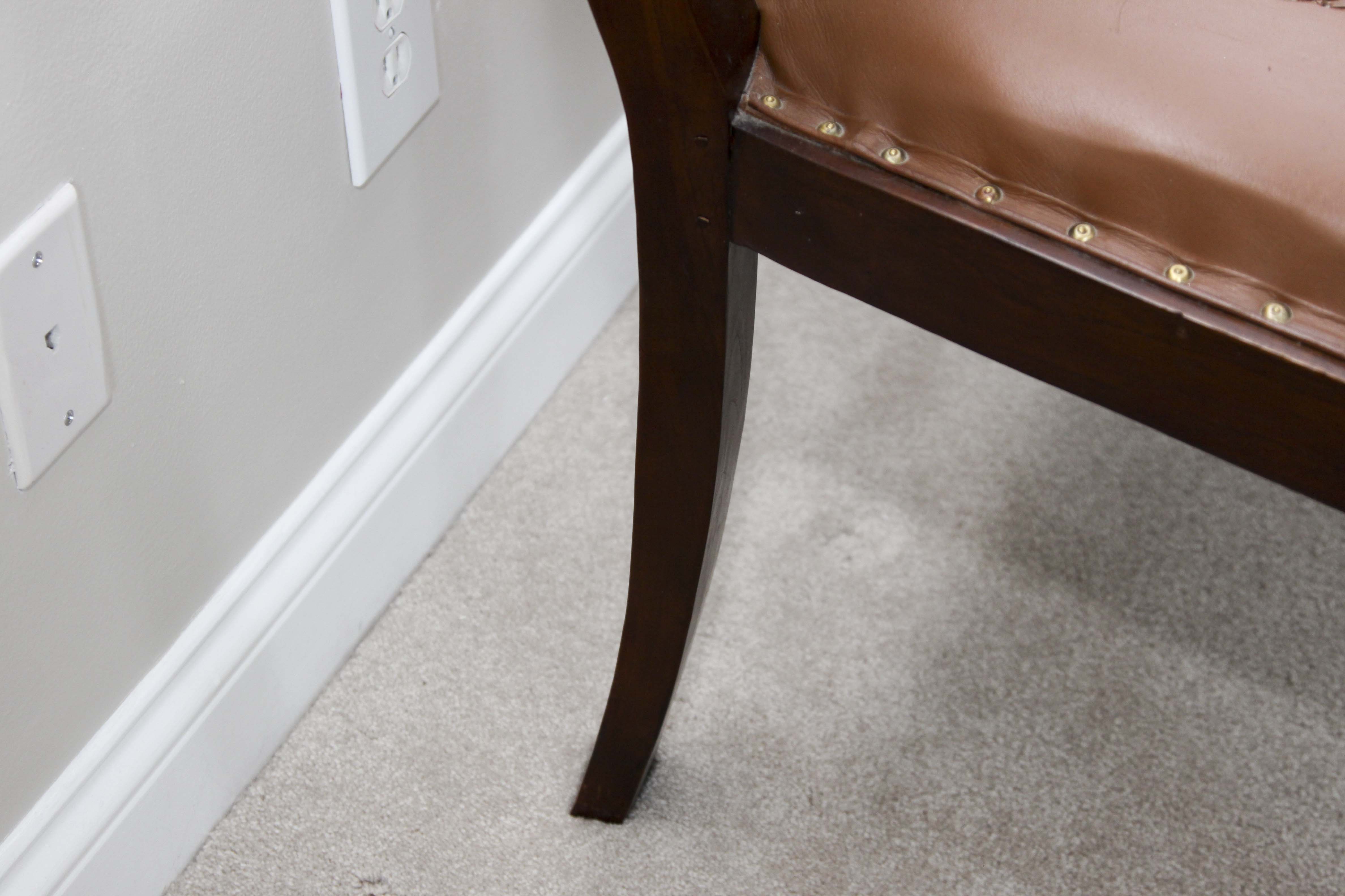 Vintage Edwardian Style Walnut Settee