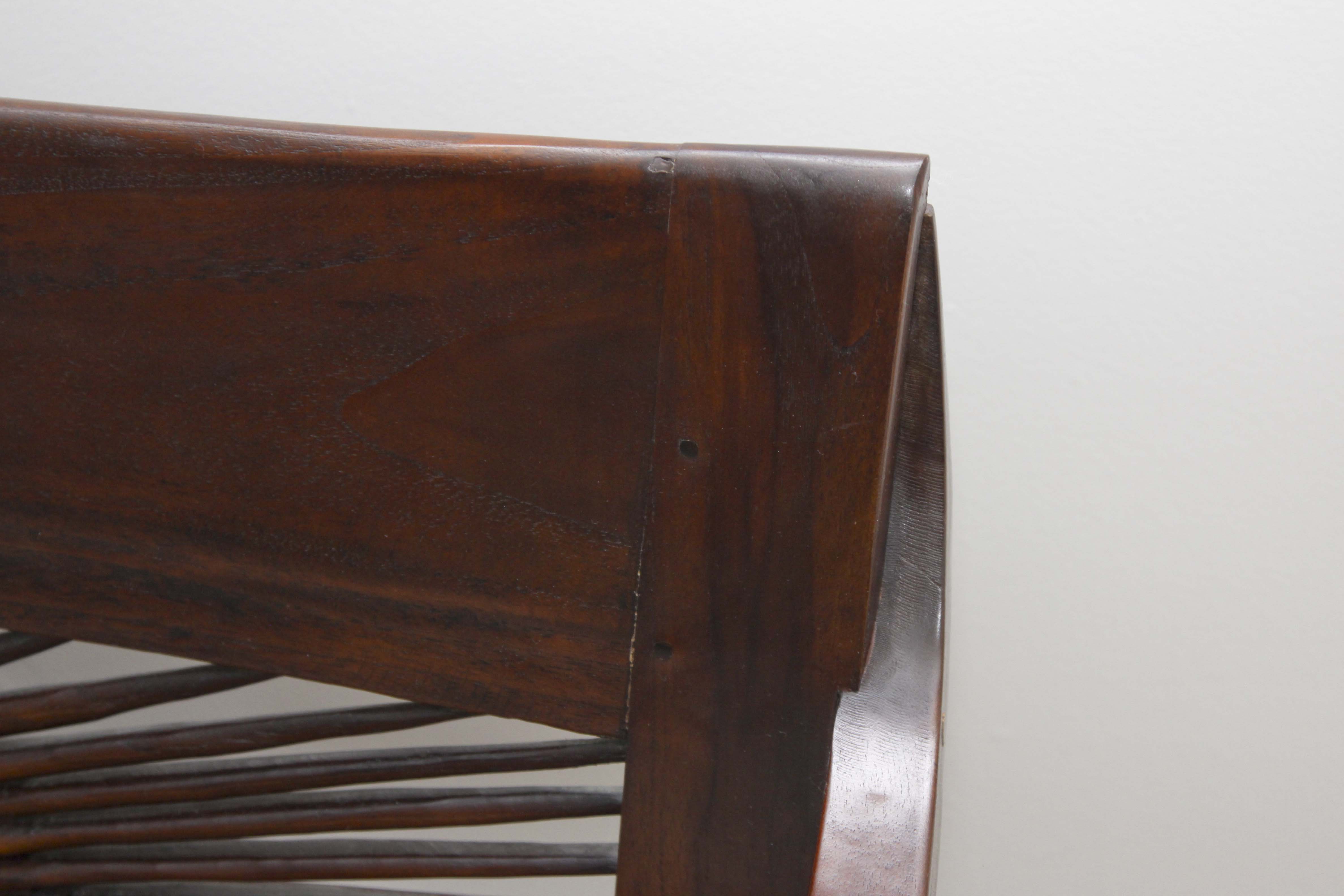 Vintage Edwardian Style Walnut Settee