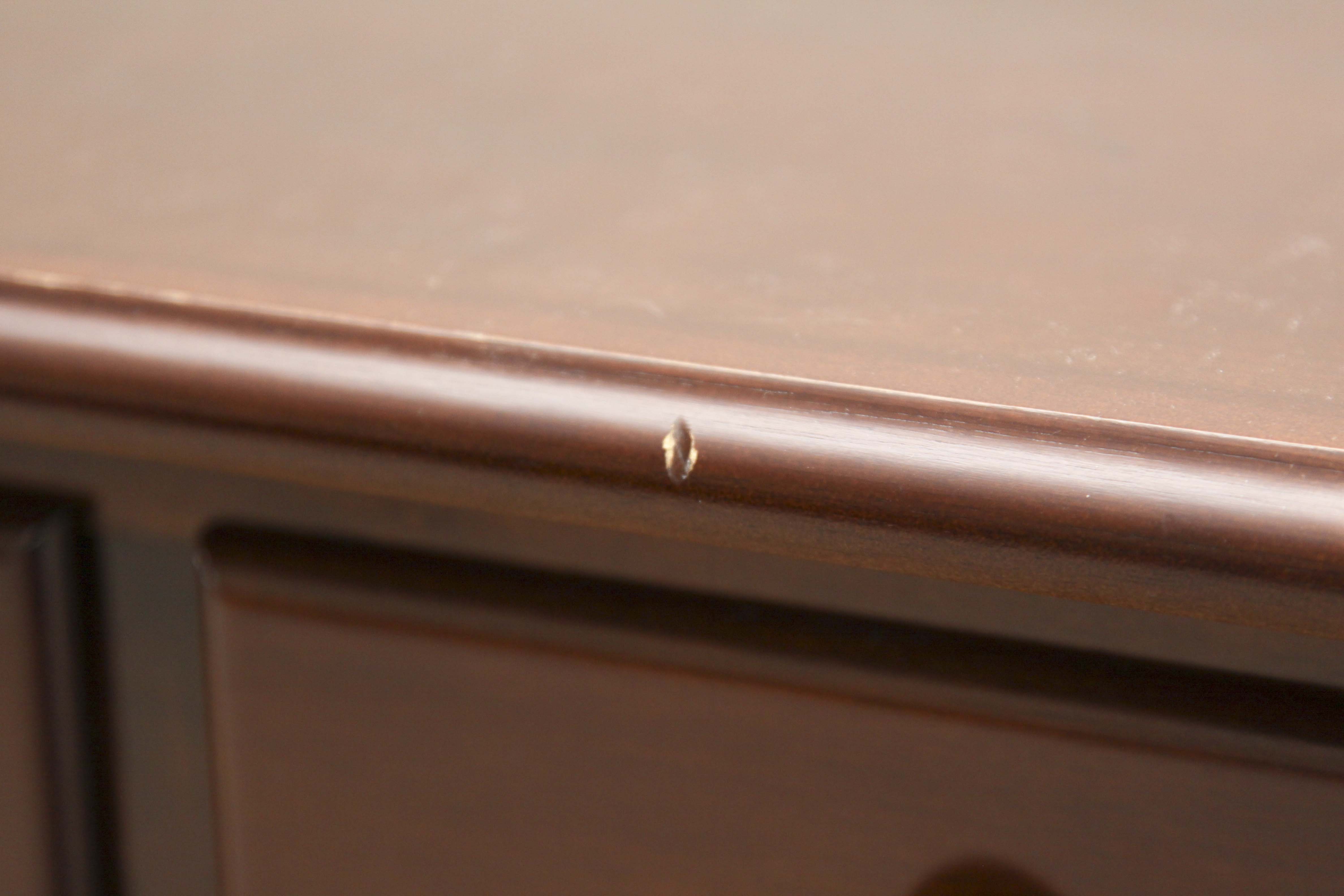 A Three Drawer Console Table