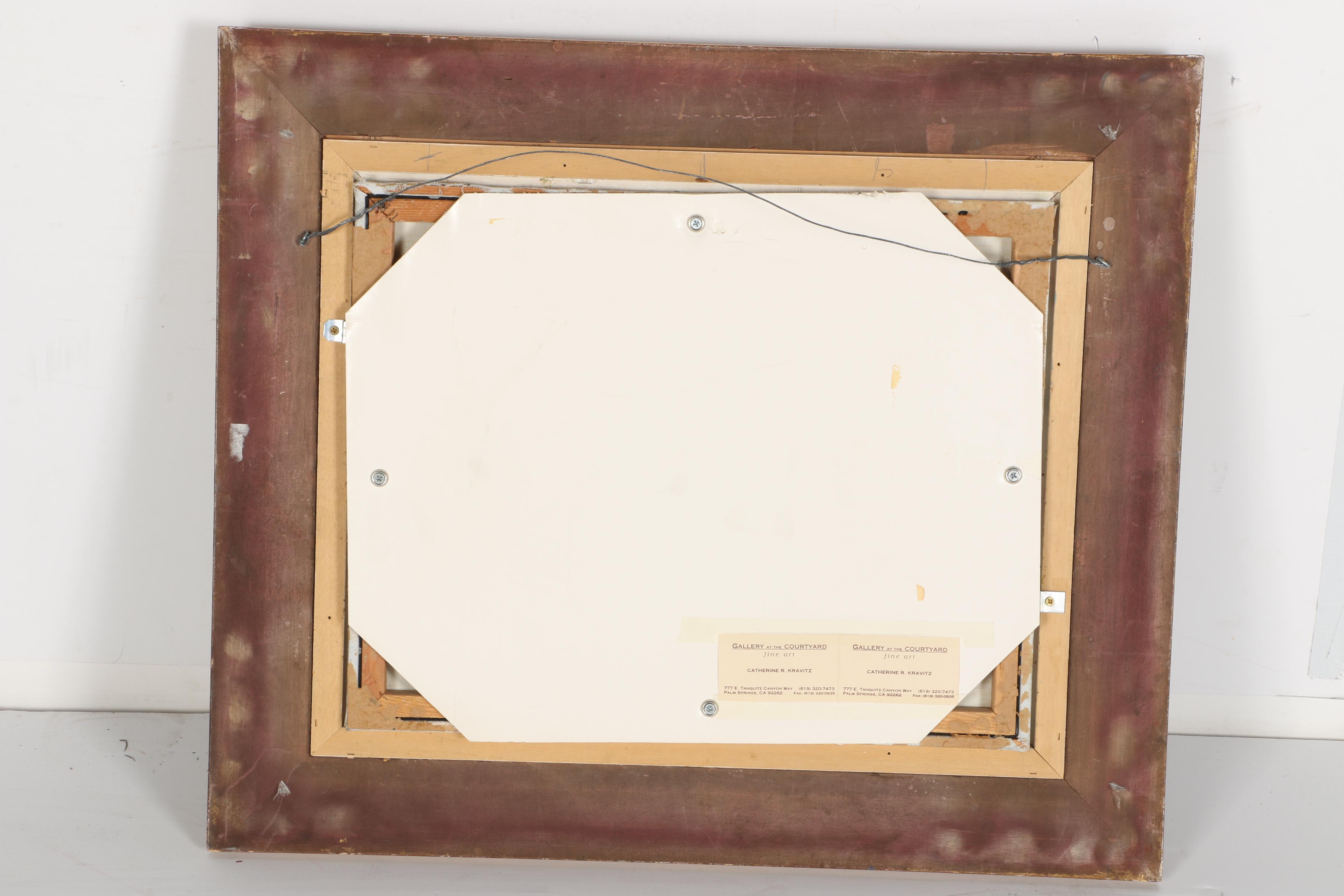 Karl Dempwolf Oil on Canvas Landscape of Water Lillies