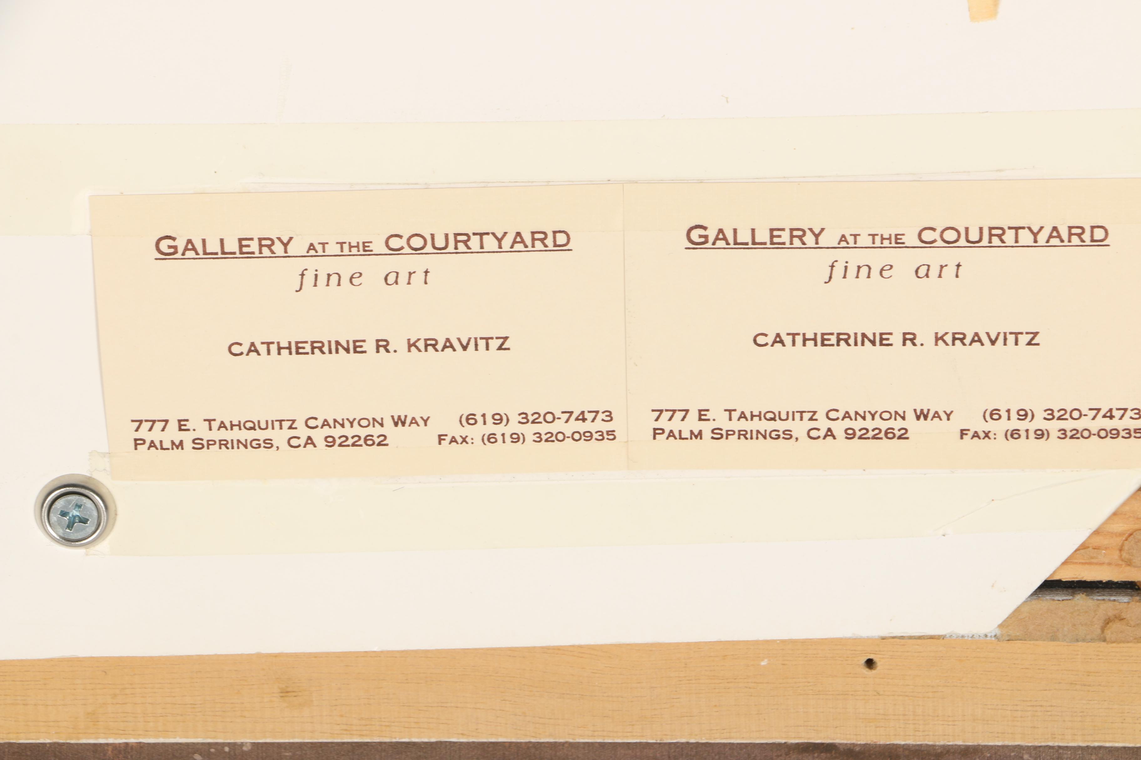 Karl Dempwolf Oil on Canvas Landscape of Water Lillies