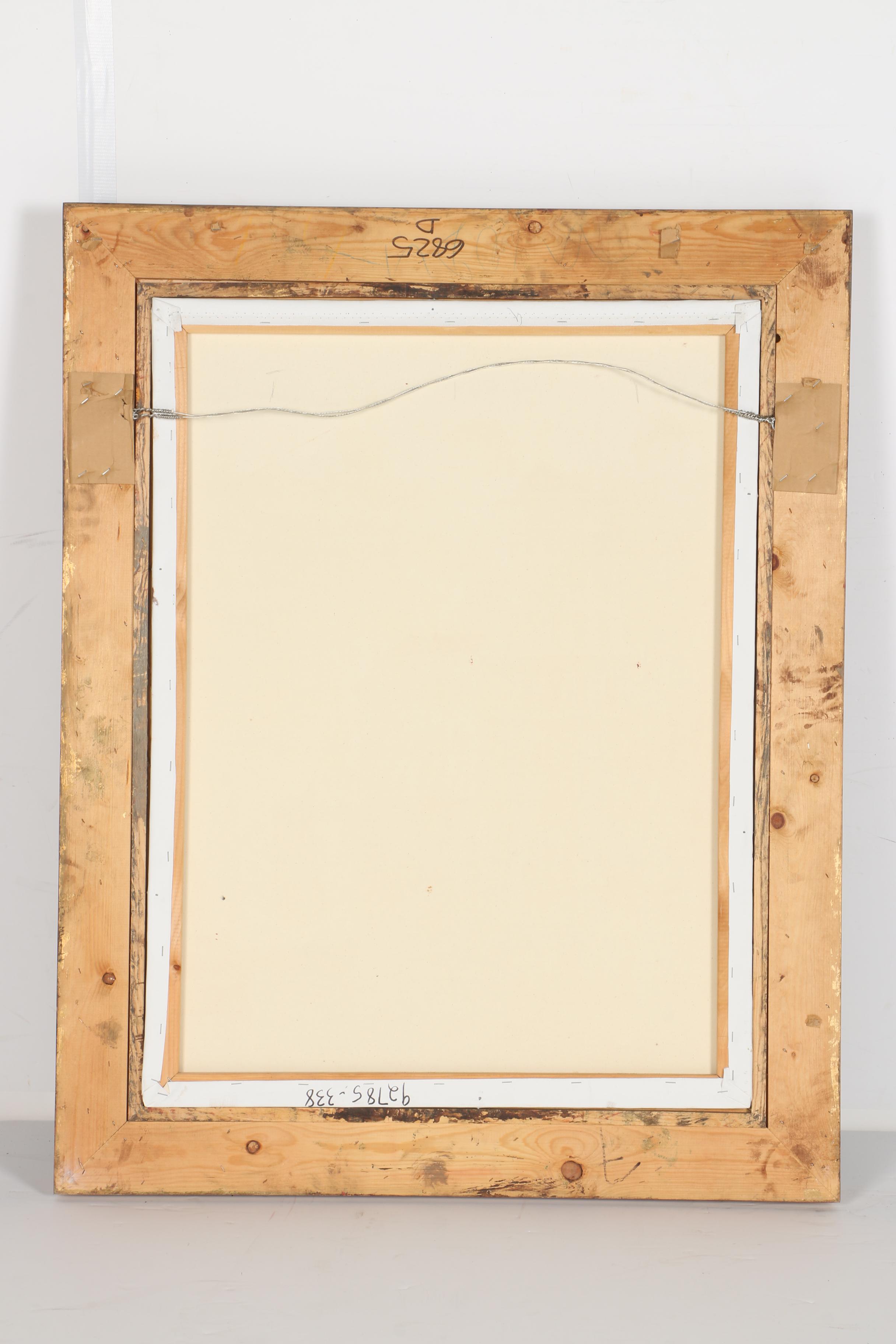 W. Eddie Oil Painting on Canvas of Waterfront