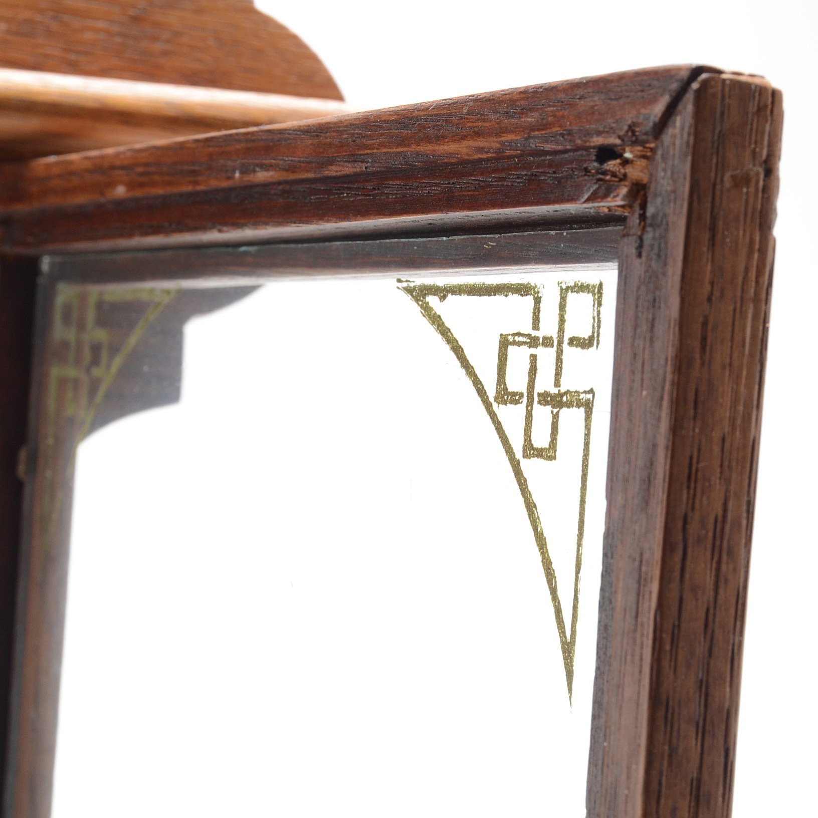 Vintage Oak Mantel Clock