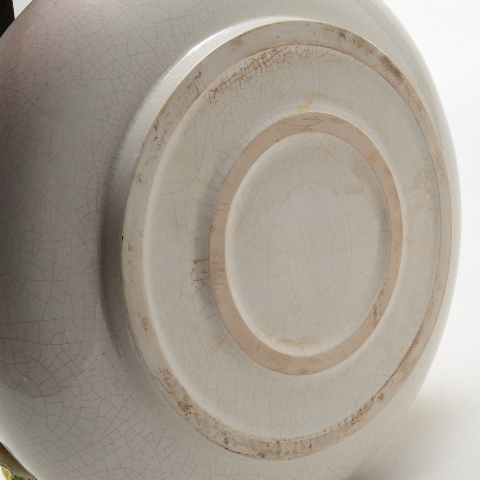 White Ceramic Bowl with Lemons